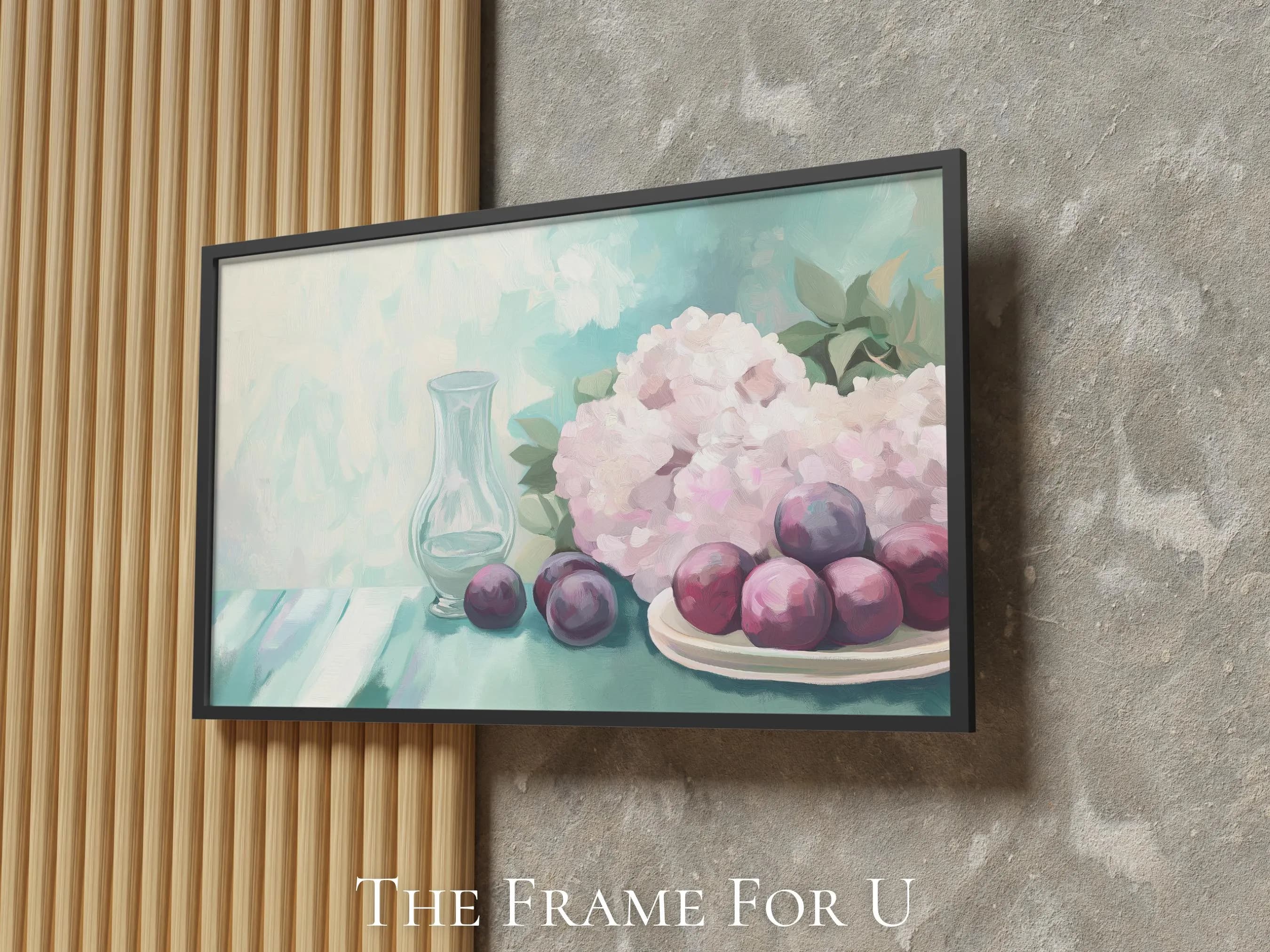 Plum Floral Still Life Art for Samsung Frame TV (Digital Download) TV0265 - image 4