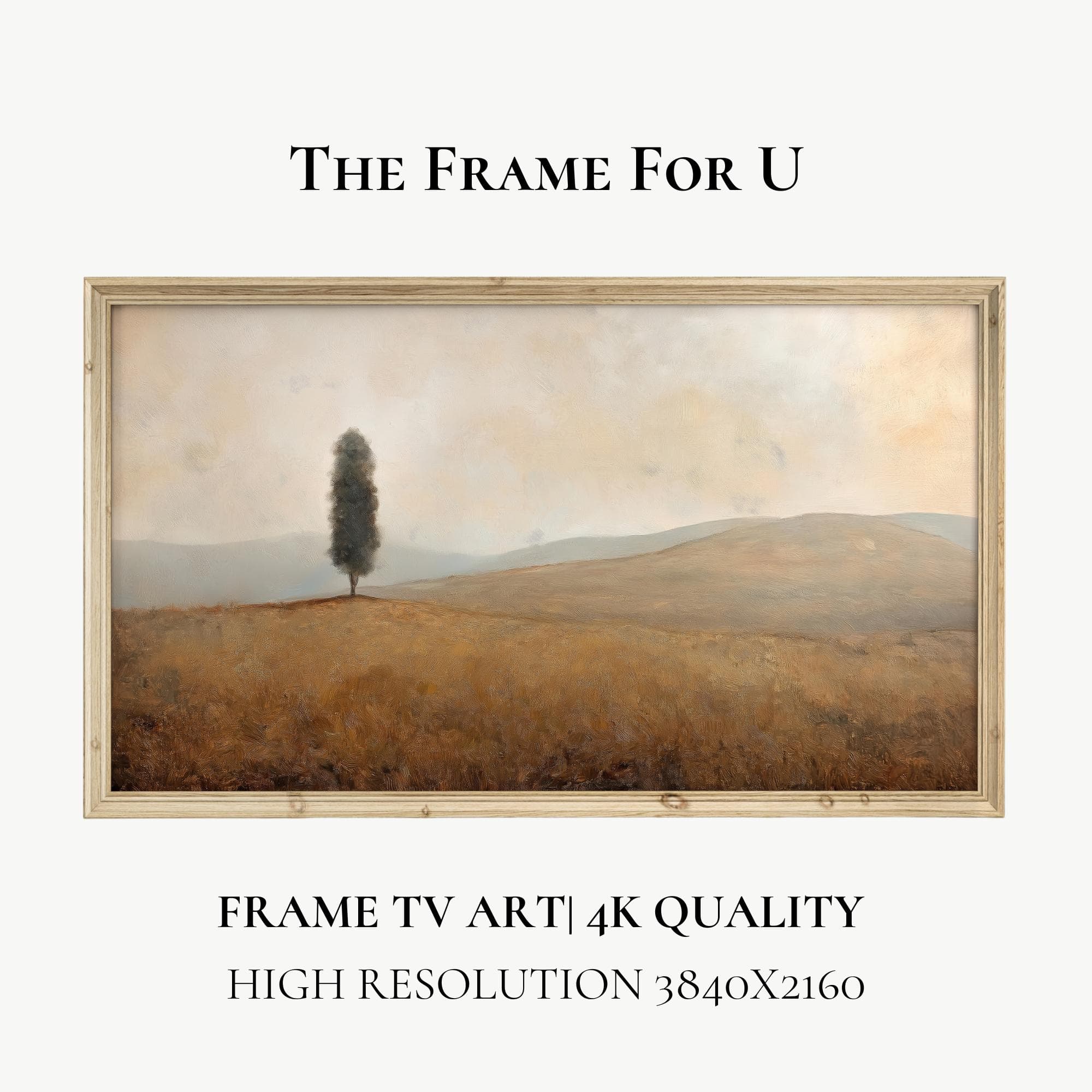 Rustic Fall Landscape Painting for Samsung Frame TV (Digital Download) TV0389