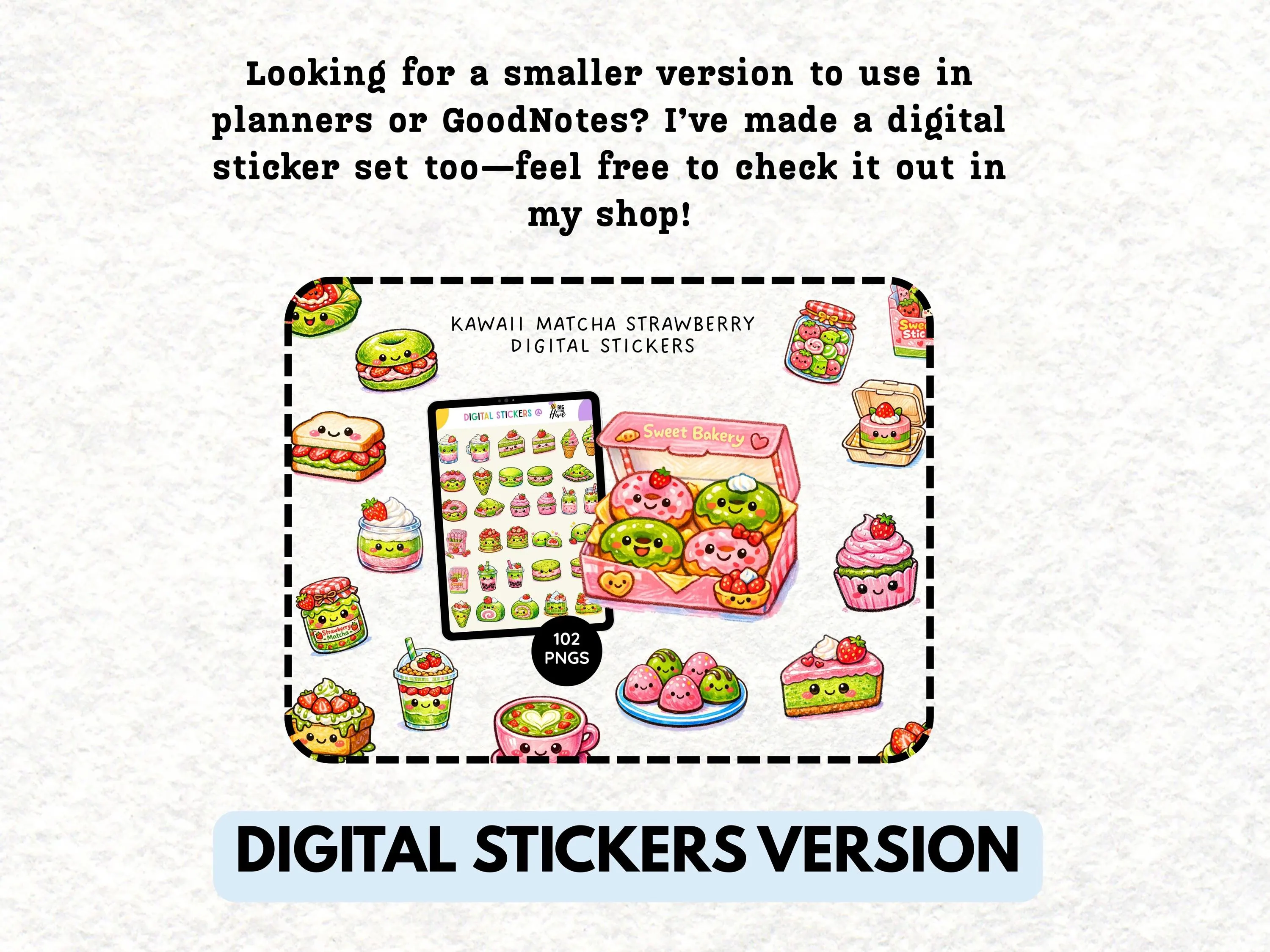 kawaii matcha strawberry dessert clipart bundle with cute food characters

cute strawberry matcha drink kawaii clipart illustration

kawaii matcha dessert sweets clipart with smiling faces

adorable strawberry matcha bakery clipart collection

kawaii dessert clipart with matcha cakes and drinks

cute strawberry matcha sweets illustration clipart set

kawaii matcha strawberry pastry clipart for stickers

pastel kawaii dessert food clipart bundle