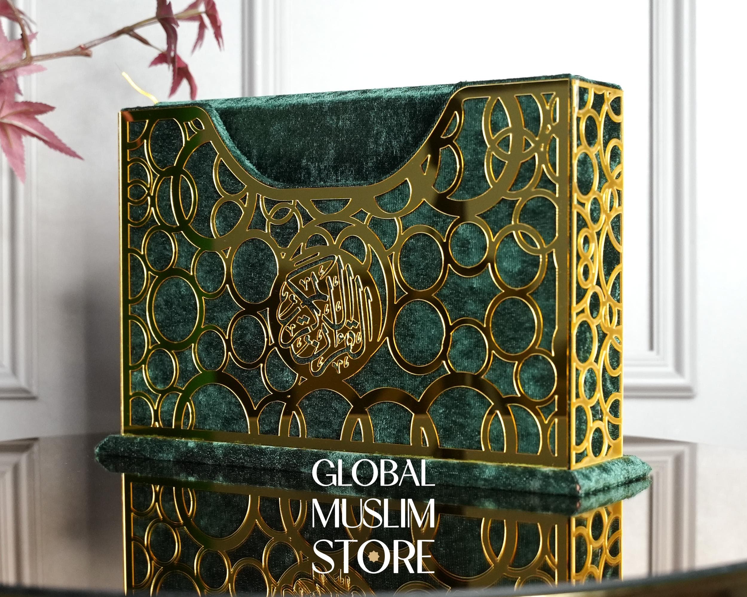 Quran | Velvet Quran Gift, Easy to Read Arabic Quran with Luxury Book Case Set | Islamic Presents | Muslim Gift İdeas | Islamic Gift