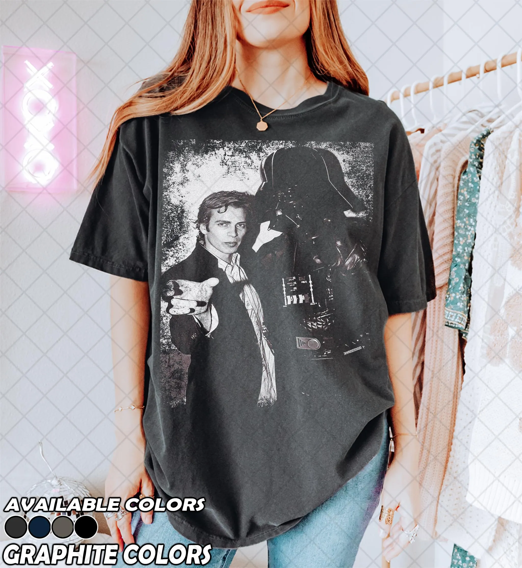 Retro 90's Comfort Colors Hayden Christensen T-Shirt, Hayden Christensen, Anakin Skywalker Fan Bootleg Tee T-Shirt, Gift For Women and Man - image 2
