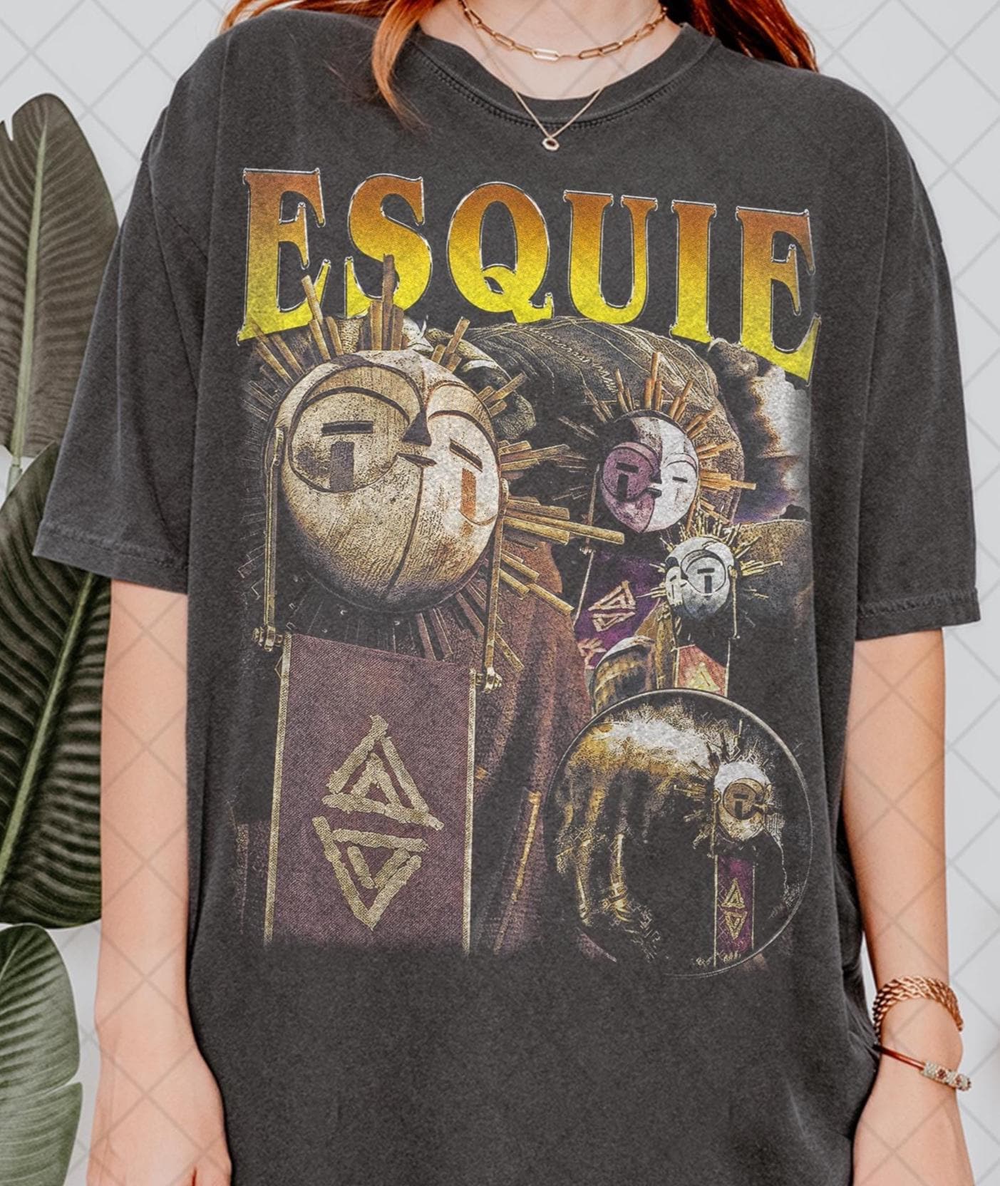 Retro 90's Comfort Colors Esquie Expedition 33 T-Shirt, Esquie Clair Obscur Expedition 33 Fan Bootleg Tee T-Shirt, Gift For Women and Man