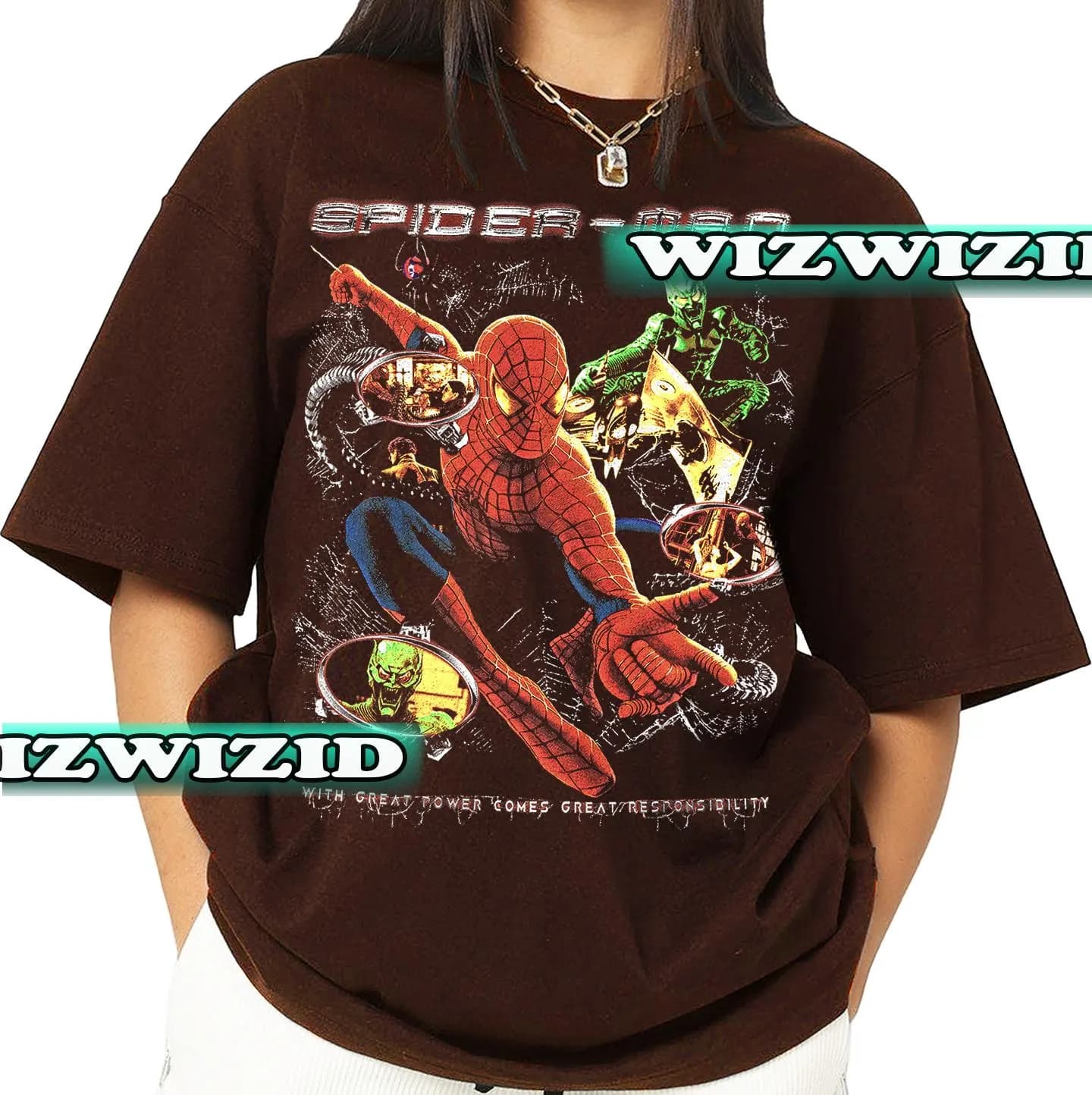 Retro 90's Spider-man Homage T-Shirt, Spider-man Fan Tee Graphic T-Shirt, Gift For Women and Man Unisex T-Shirt - image 4