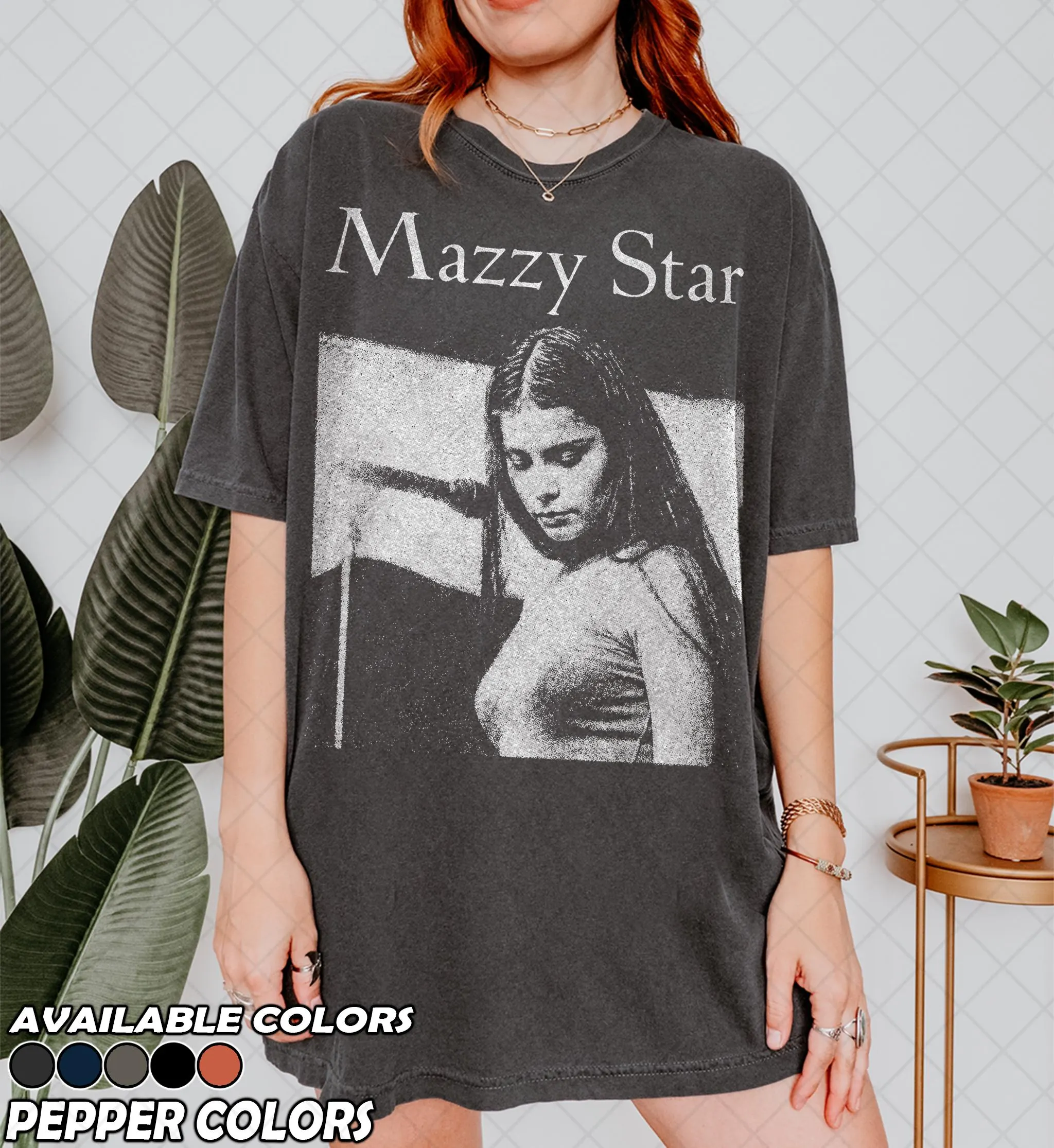 Retro 90s Comfort Colors Mazzy Star T-Shirt, Rock Band Music Merch Shirt, Mazzy star graphic tee, Mazzy Star Band , Alt band tee, Band Tee