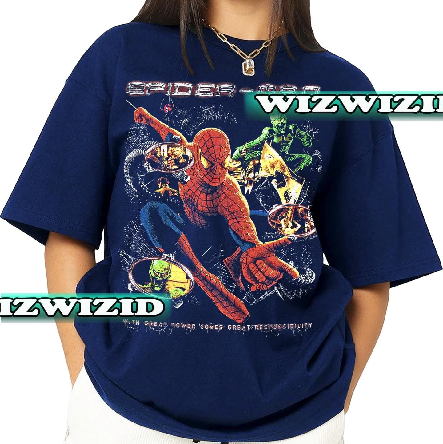 Retro 90's Spider-man Homage T-Shirt, Spider-man Fan Tee Graphic T-Shirt, Gift For Women and Man Unisex T-Shirt - image 3