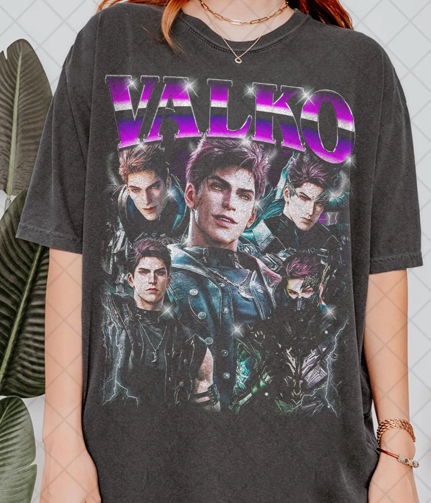 Retro 90s Comfort Colors Valko Love and Deepspace T-Shirt, Love and Deepspace Graphic Fan Tshirt, Gift For Women and Man Unisex T-Shirt