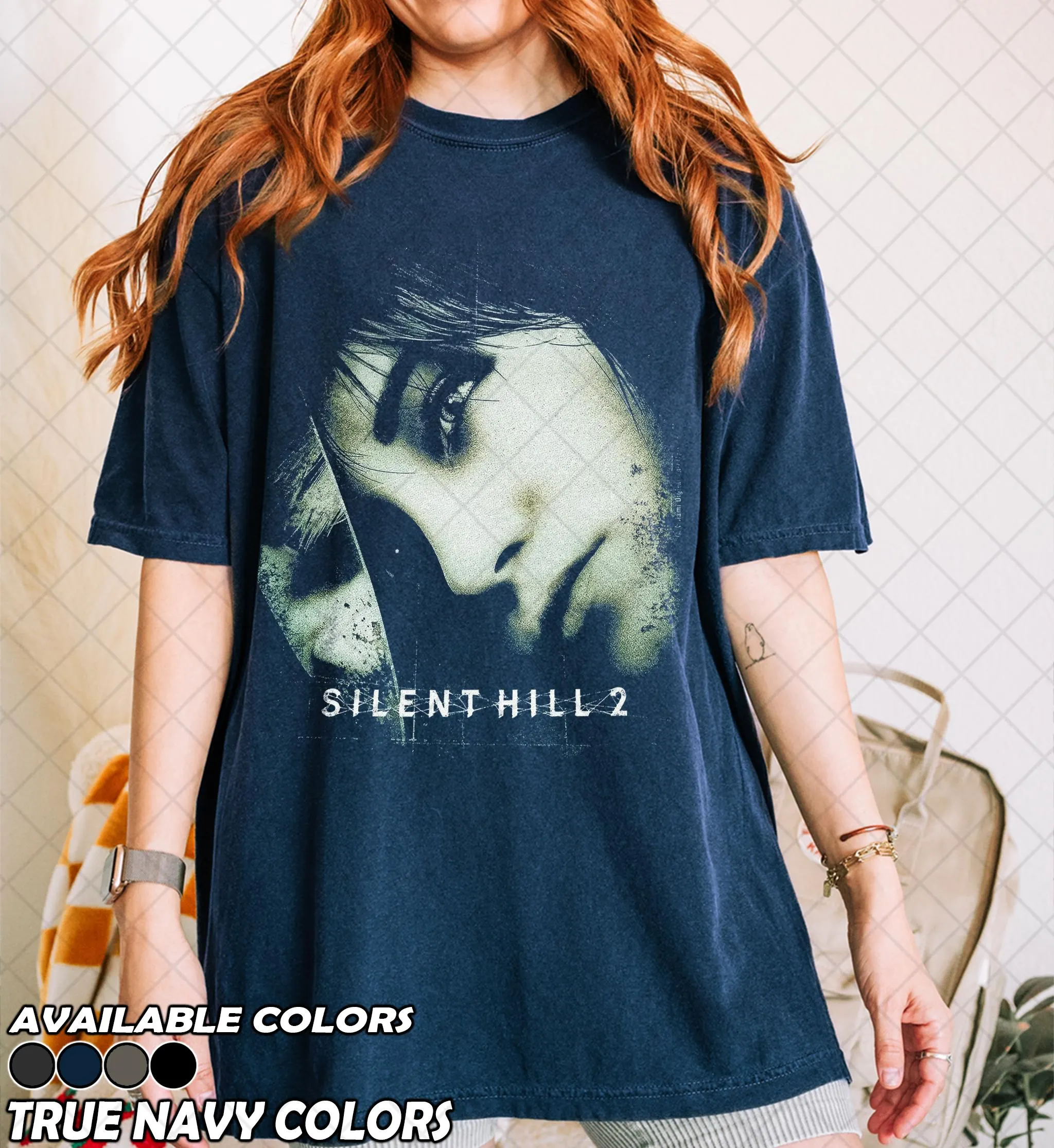 Retro 90's Comfort Colors Style Silent Hill II T-Shirt, James Sunderland T-shirt, Pyramid Head Horror Gaming T-Shirt, Gift For Women and Man - image 4