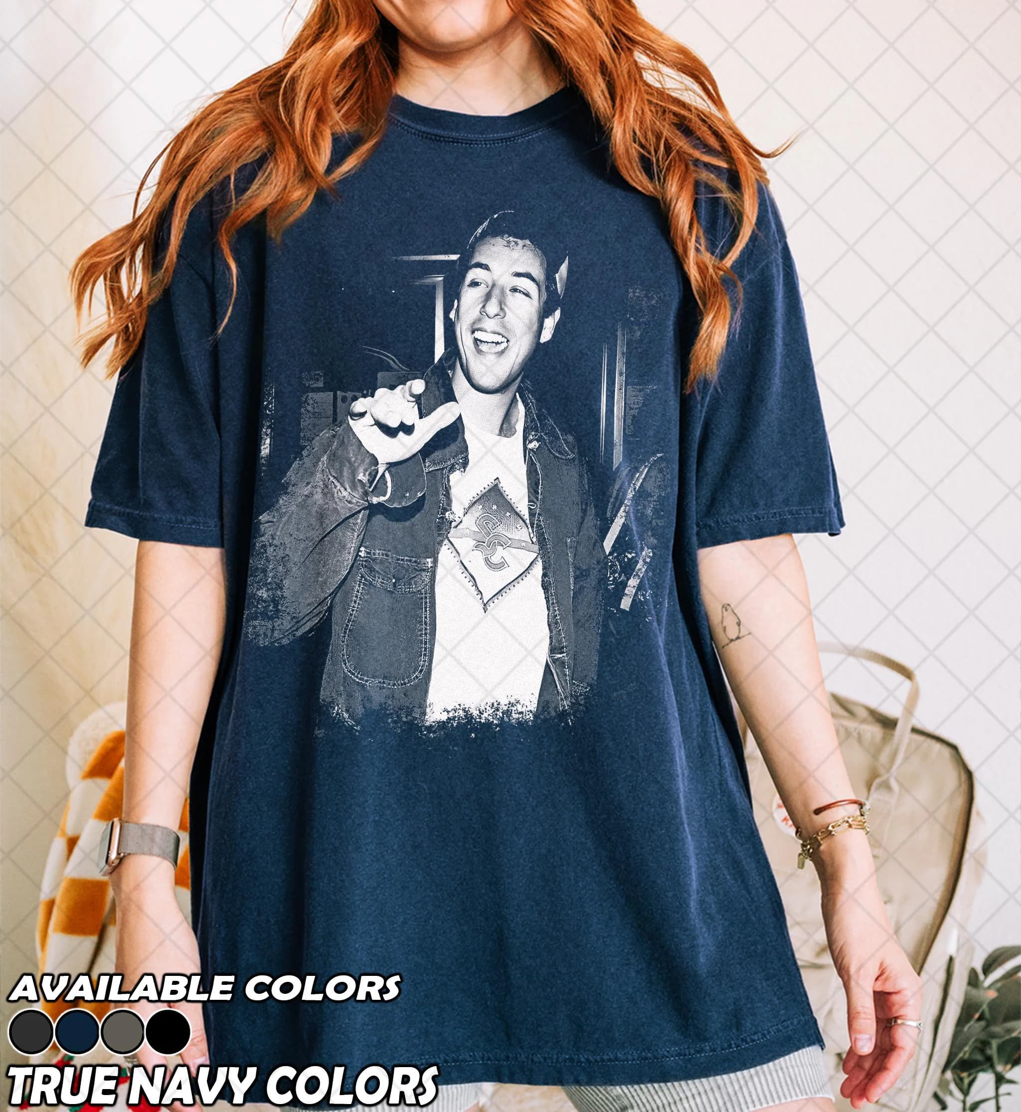 Retro 90's Comfort Colors Adam Sandler T-Shirt, Funny Adam Sandler Movie Actor Fan Bootleg Tee T-Shirt, Gift For Women and Man - image 5