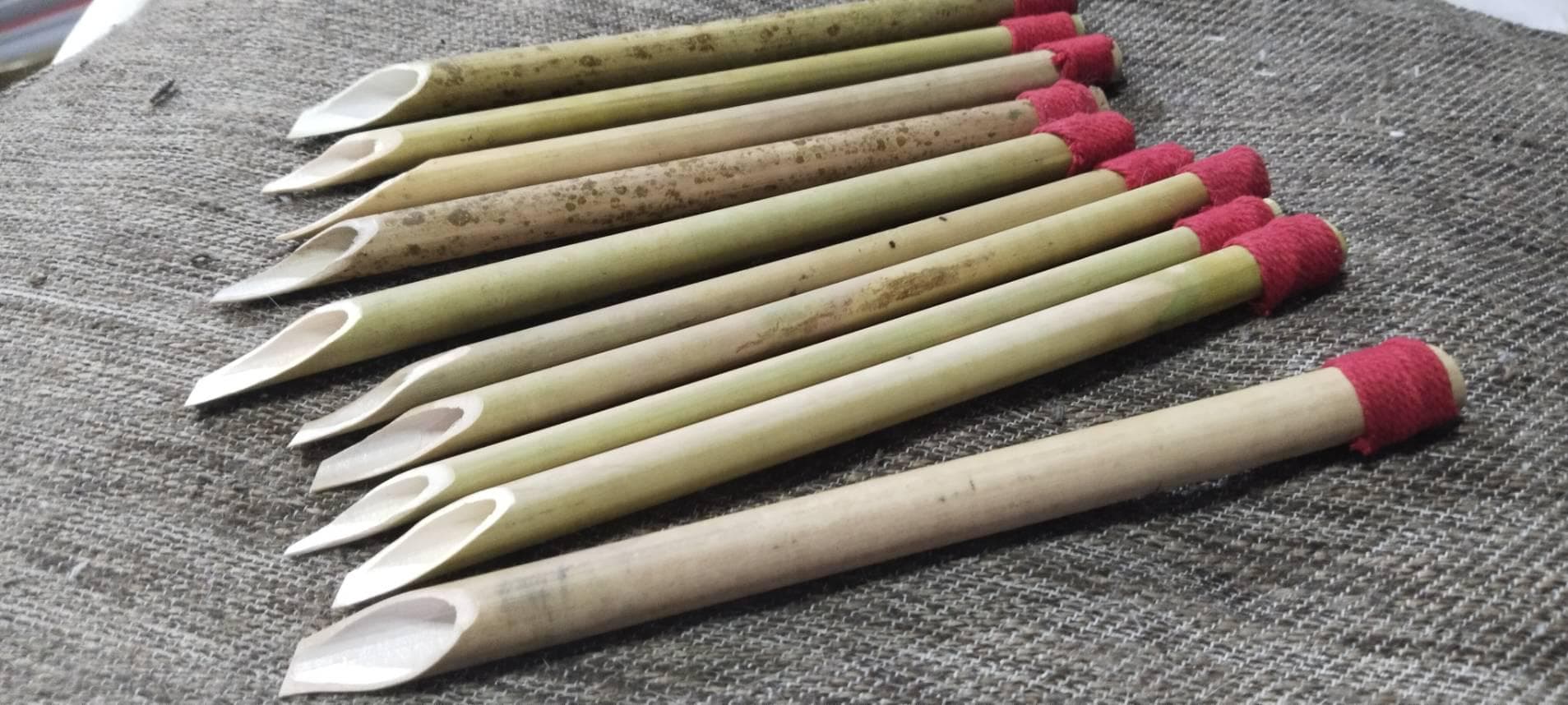Bamboo Calligraphy Pen Set: 10 Pens (1-9 mm) - image 4