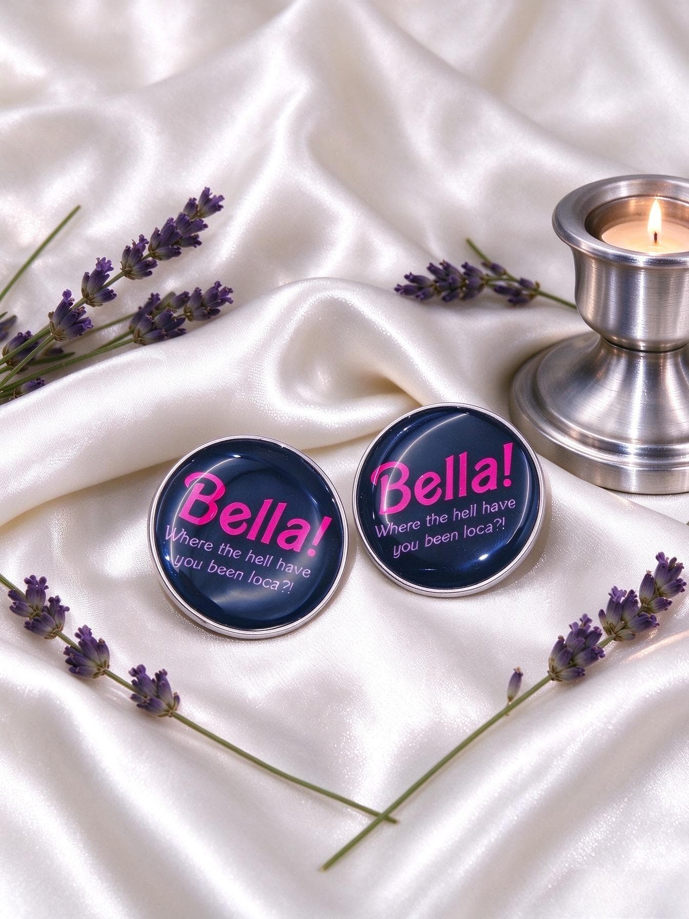 Bella Loca Quote Enamel Pin / Twilight Pin / Movie Quote Lapel Pin / Vampire Fandom Brooch Gift for Twilight Fans