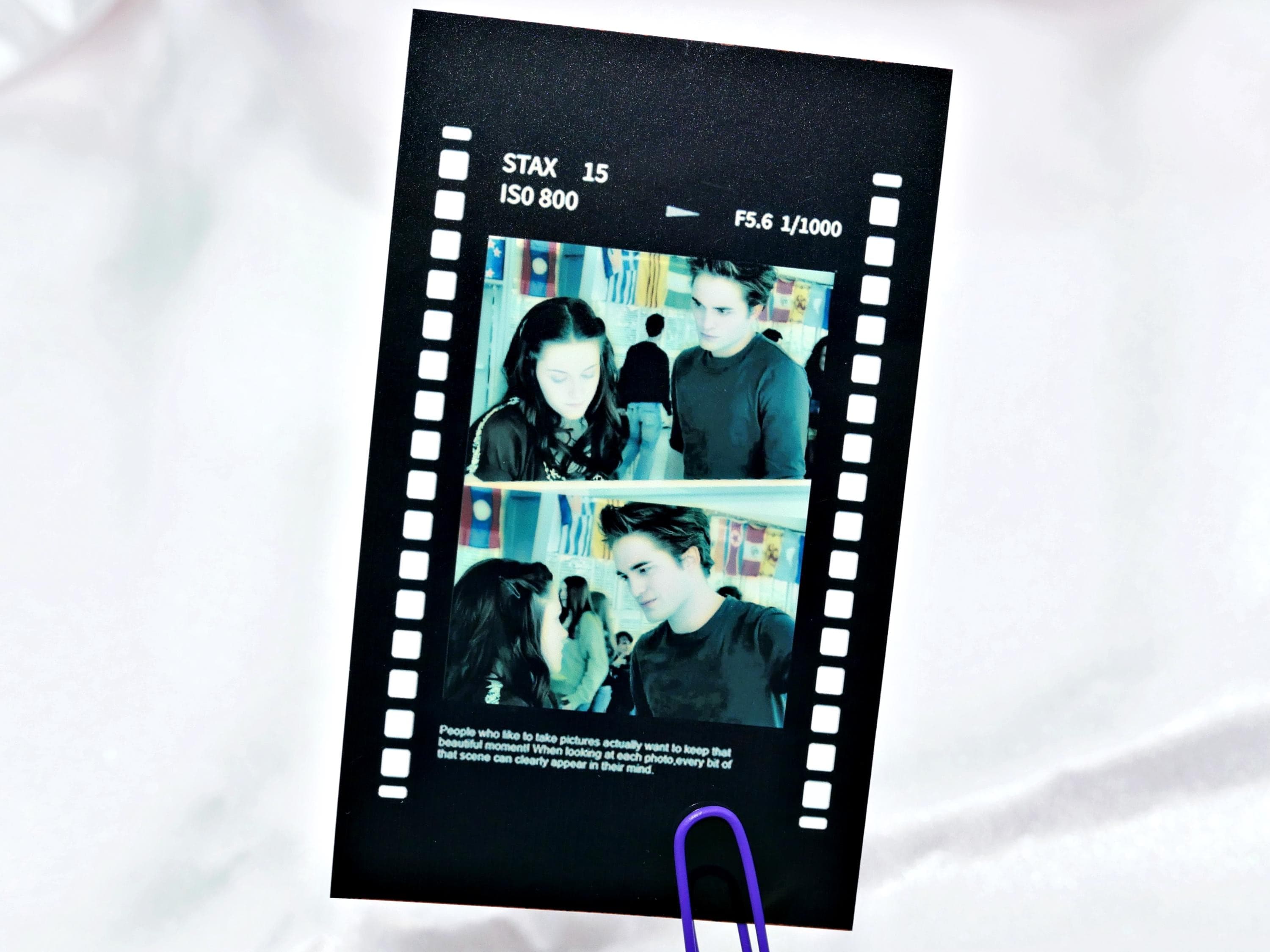 Twilight Filmstrip / Photo Strip / Movie Scene / Collection / Edward Cullen / Bella Swan