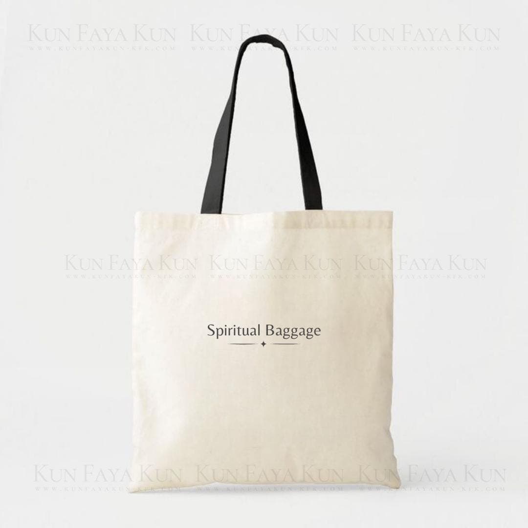 Spiritual Baggage Tote Bag | Minimalist Cotton Ramadan Gift