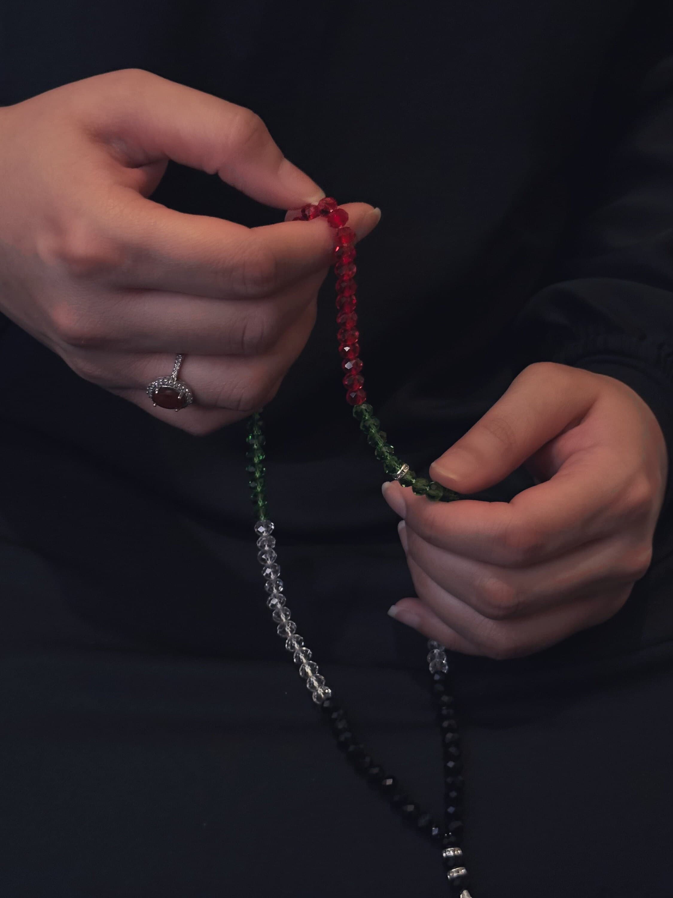 Palestine Tasbih (Prayer Beads)