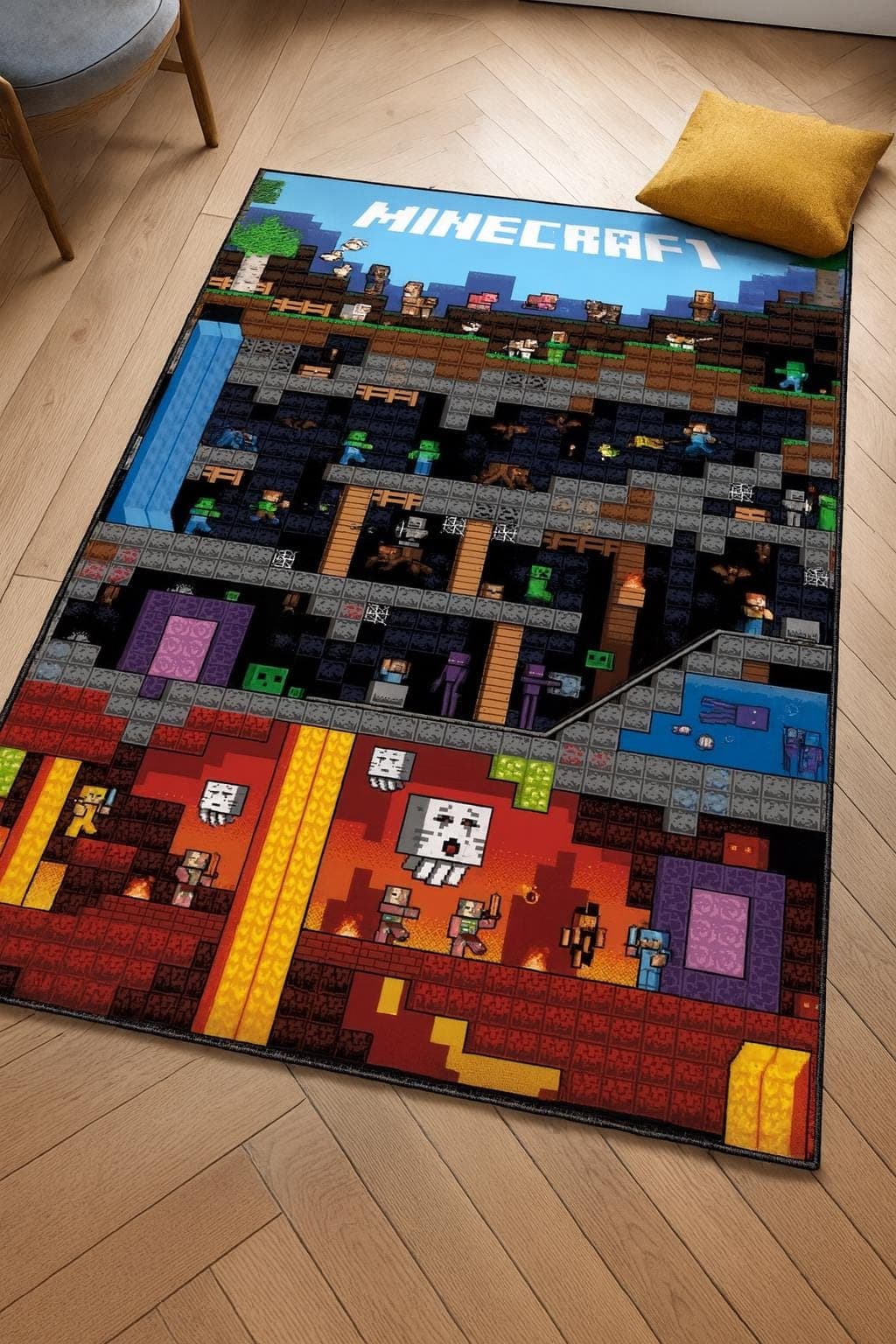 Cartoon Character Rug: Washable Kids Room Doormat,Most Popular Play Carpet