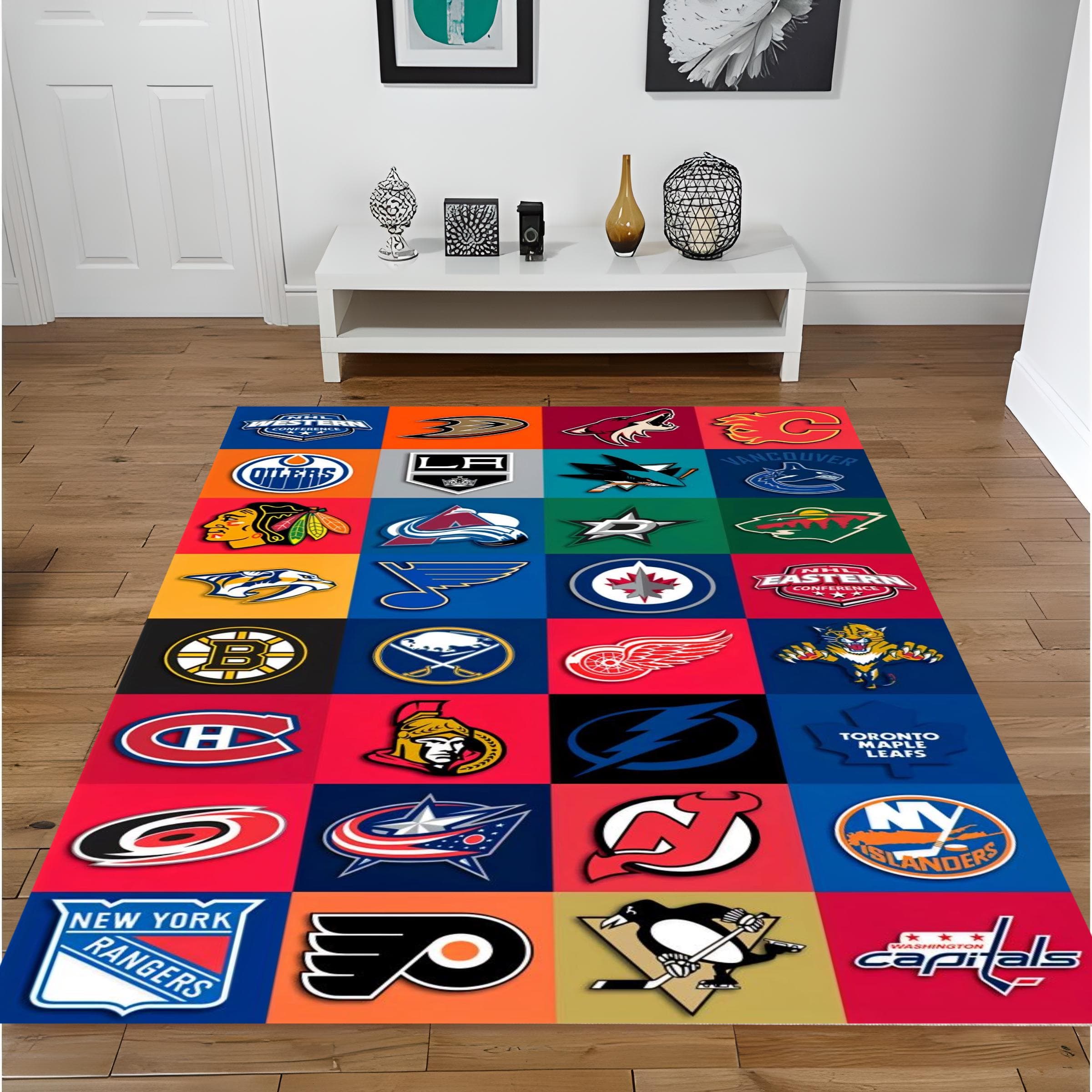 Custom Ice Hockey Teams Rug: Personalized Sports Decor - image 5