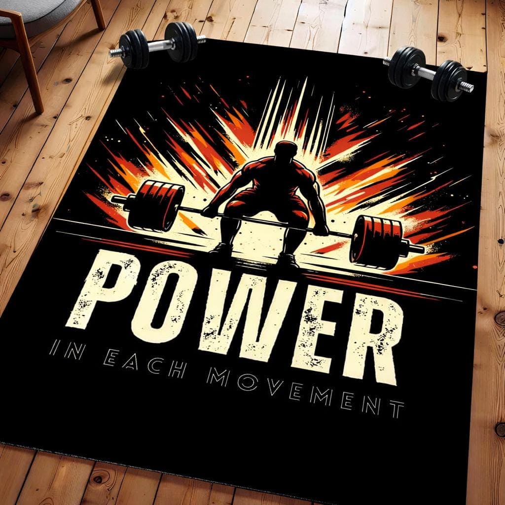 Weightlifting Deadlift Gym Rug, Fitness - image 3