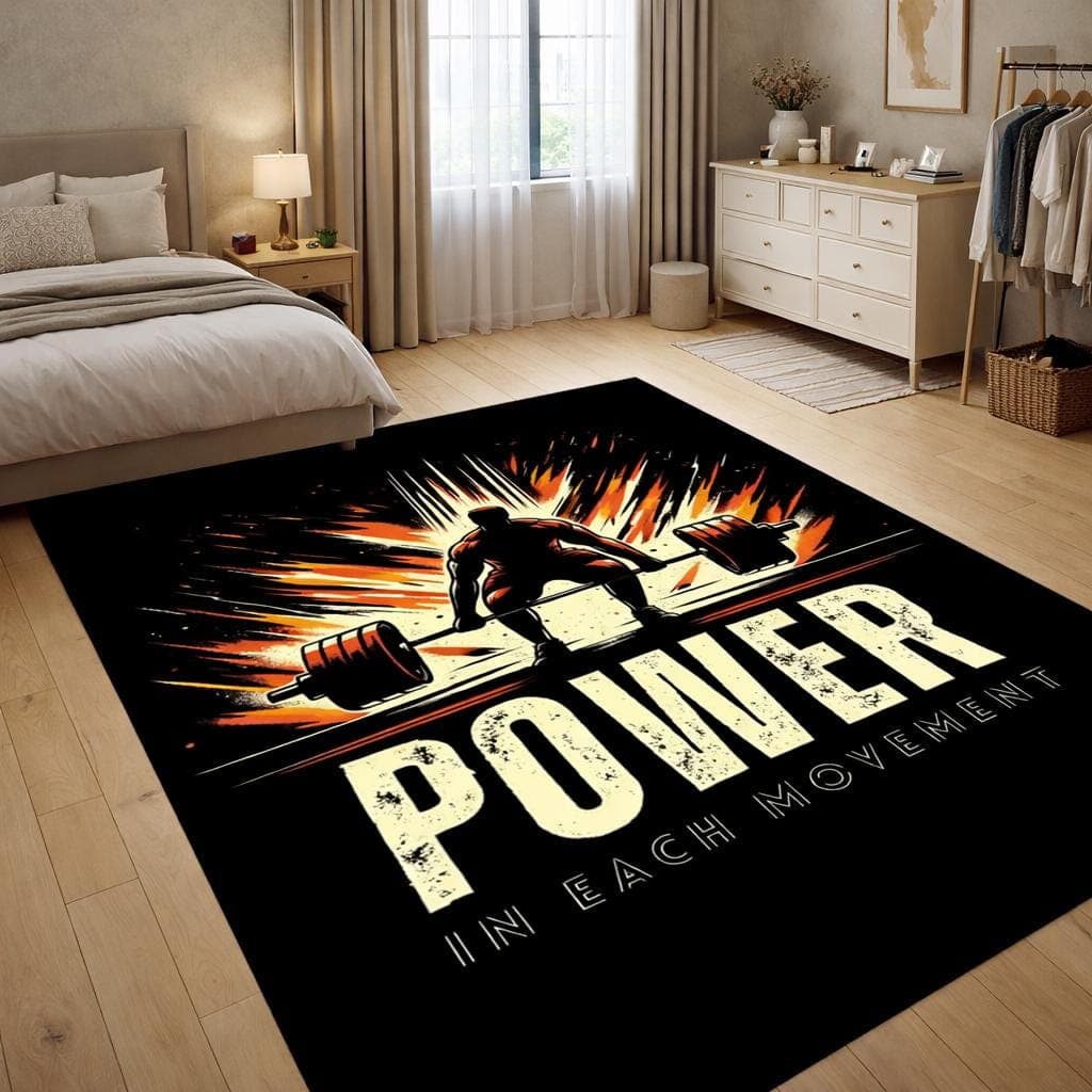 Weightlifting Deadlift Gym Rug, Fitness - image 5