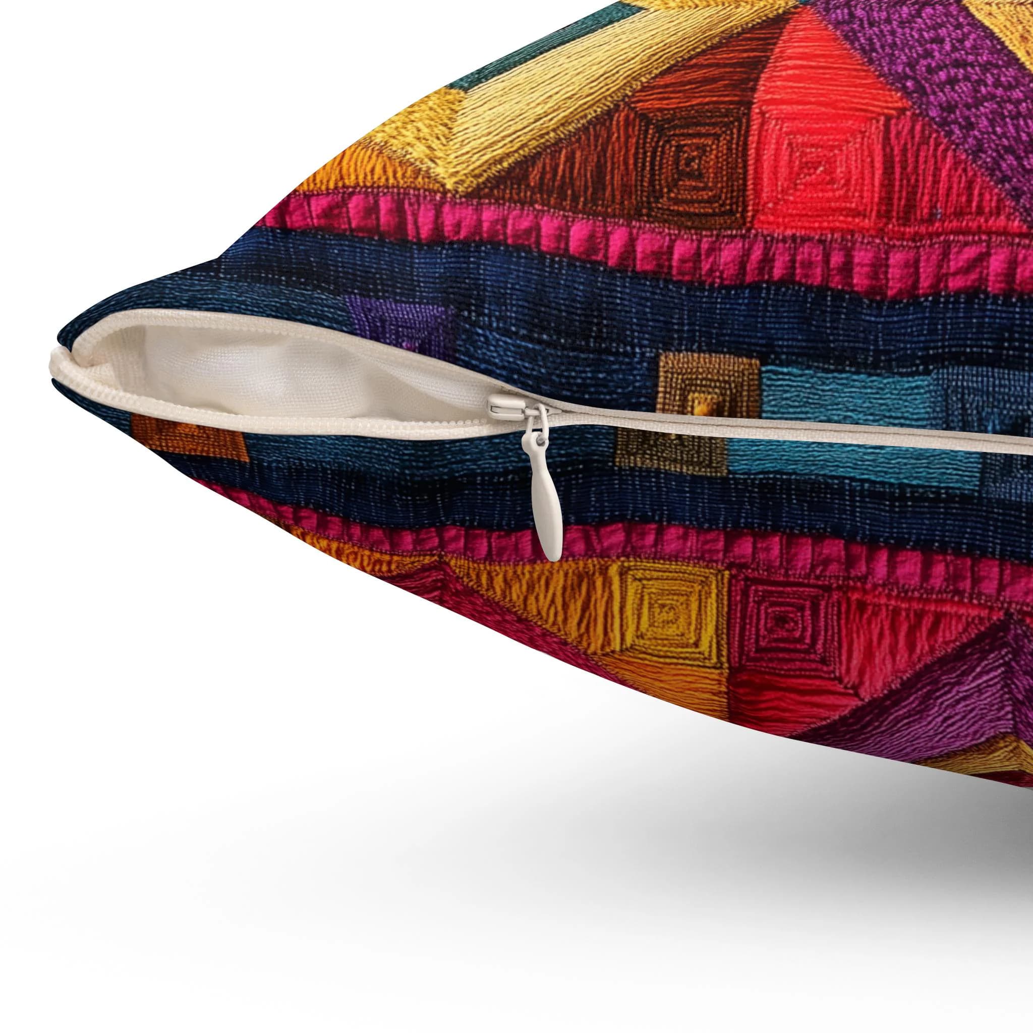 Ethnic Floral Pillow Traditional Bohemian Desi Pakistani Indian Art Cozy Decor, Throw Cushion, Gift for Garden Lovers, Boho Pillow - image 4