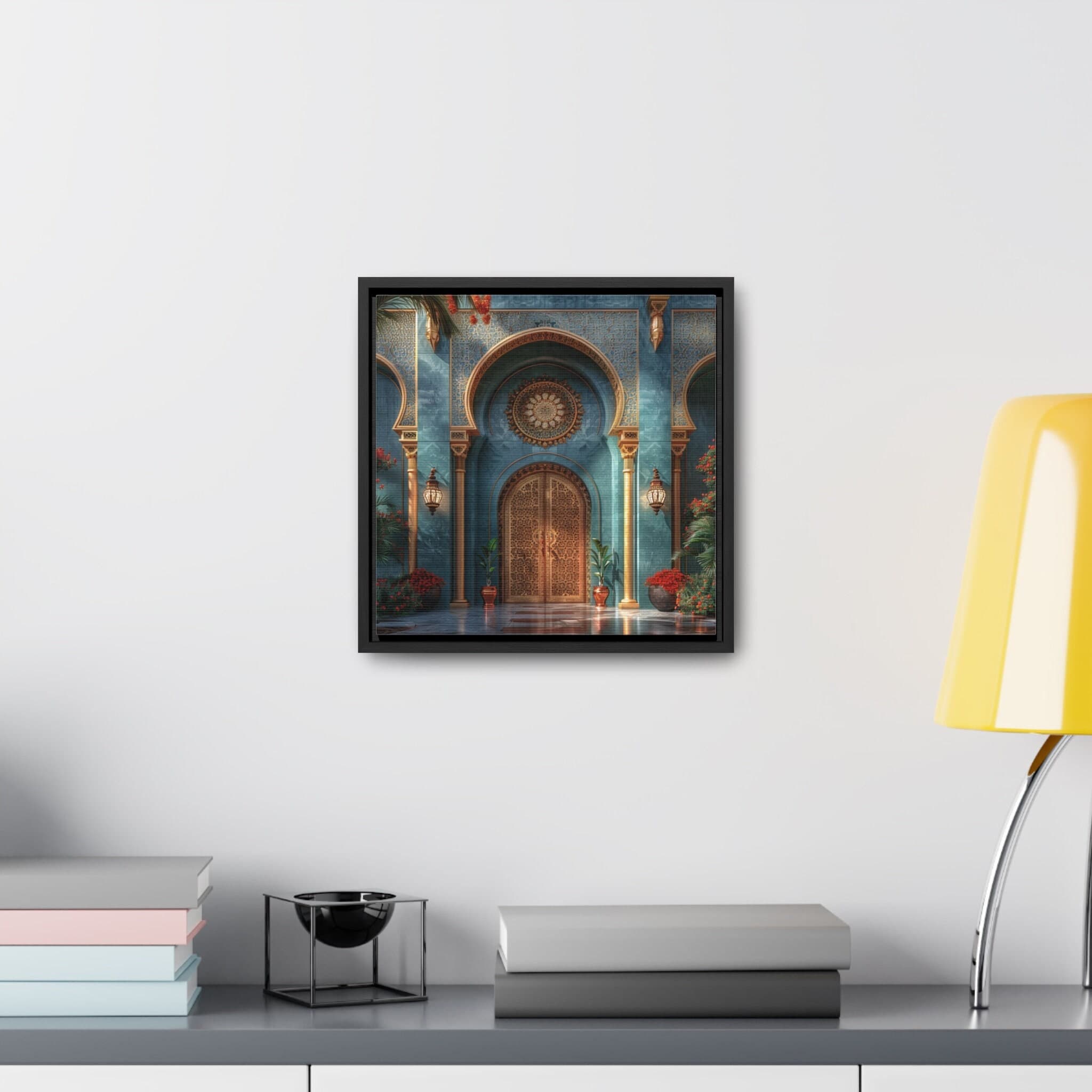 Moroccan Style Palace Art Painting, Digital Download Only, Mughal Morocco Afghan Pakistani Indian Subcontinent Persian Wall Print