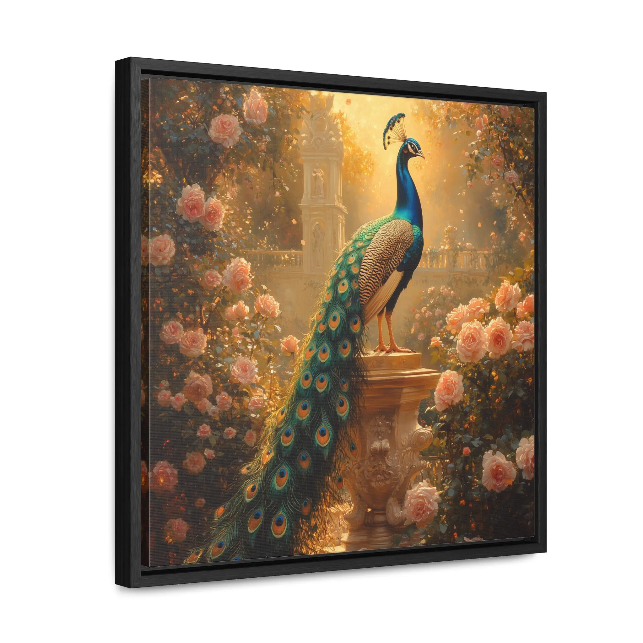 Peacock Mughal Style Art Palace Digital Print Painting Wall Art  Ethnic Afghan Pakistani Indian Subcontinent Persian Wall Print Poster Decor - image 4