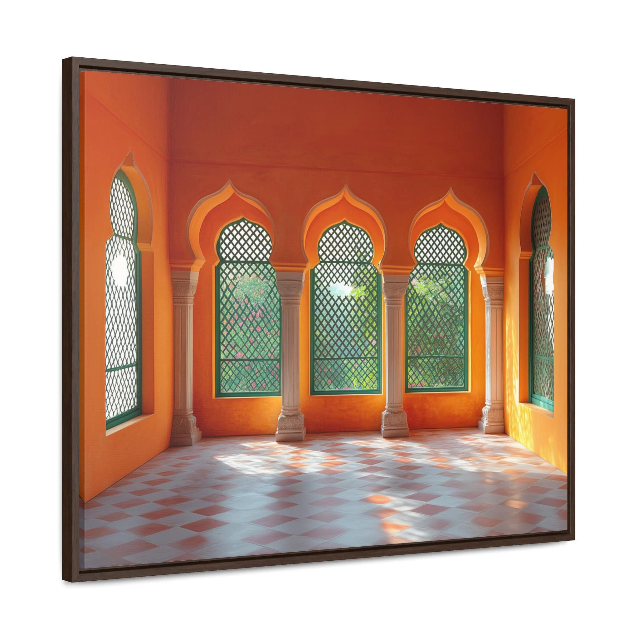 Mughal Style Palace Digital Print Art Painting Afghan Pakistani Indian Subcontinent Persian Poster Islamic decor Lahore Pichwai Arch Riwaj - image 3