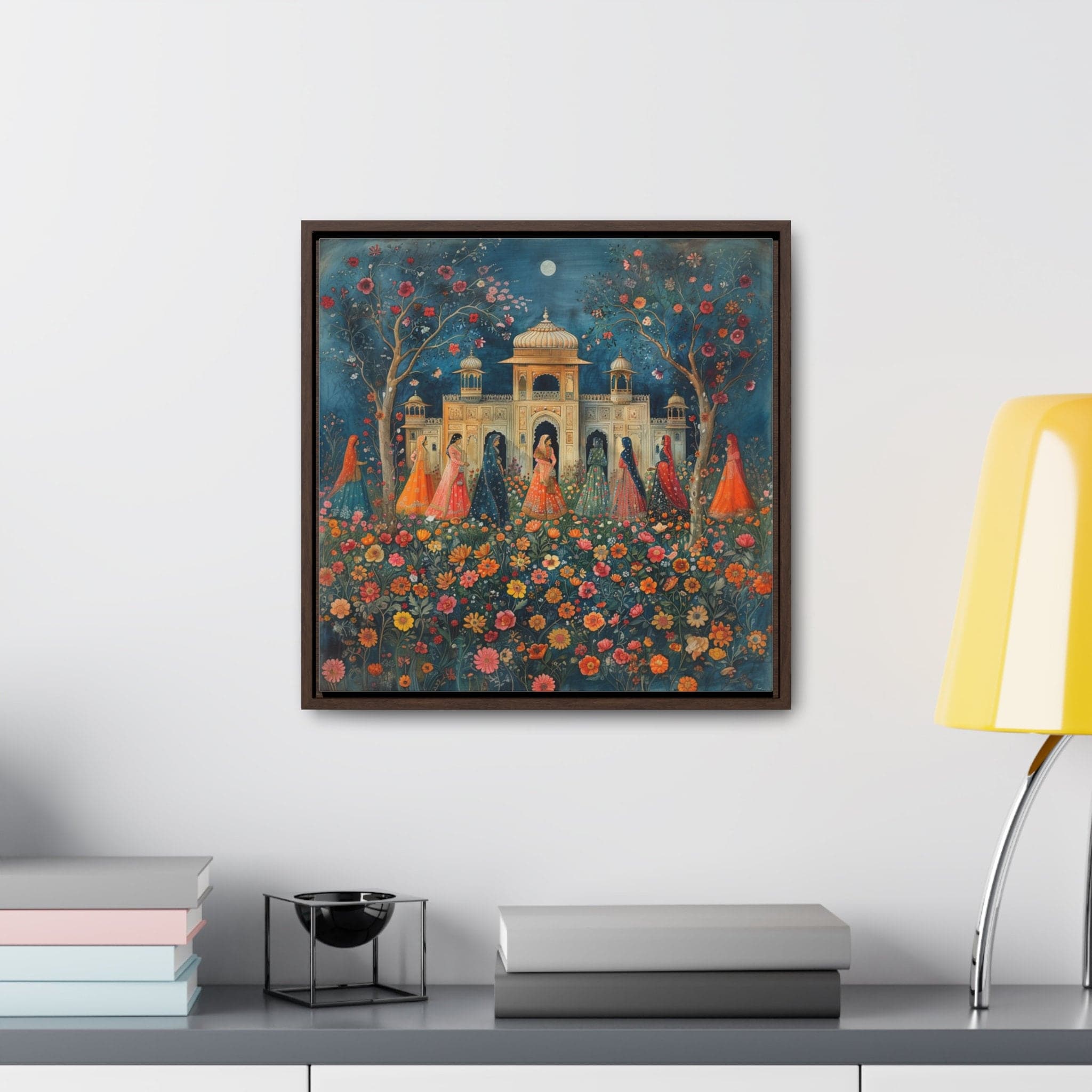 Mughal Style Art - Digital Download Only - Sizes 6 x 6, 10 x 10, 12 x 12, 16 x 16, 20 x 20 - Pakistani Indian Subcontinent Persian Art Women - image 4