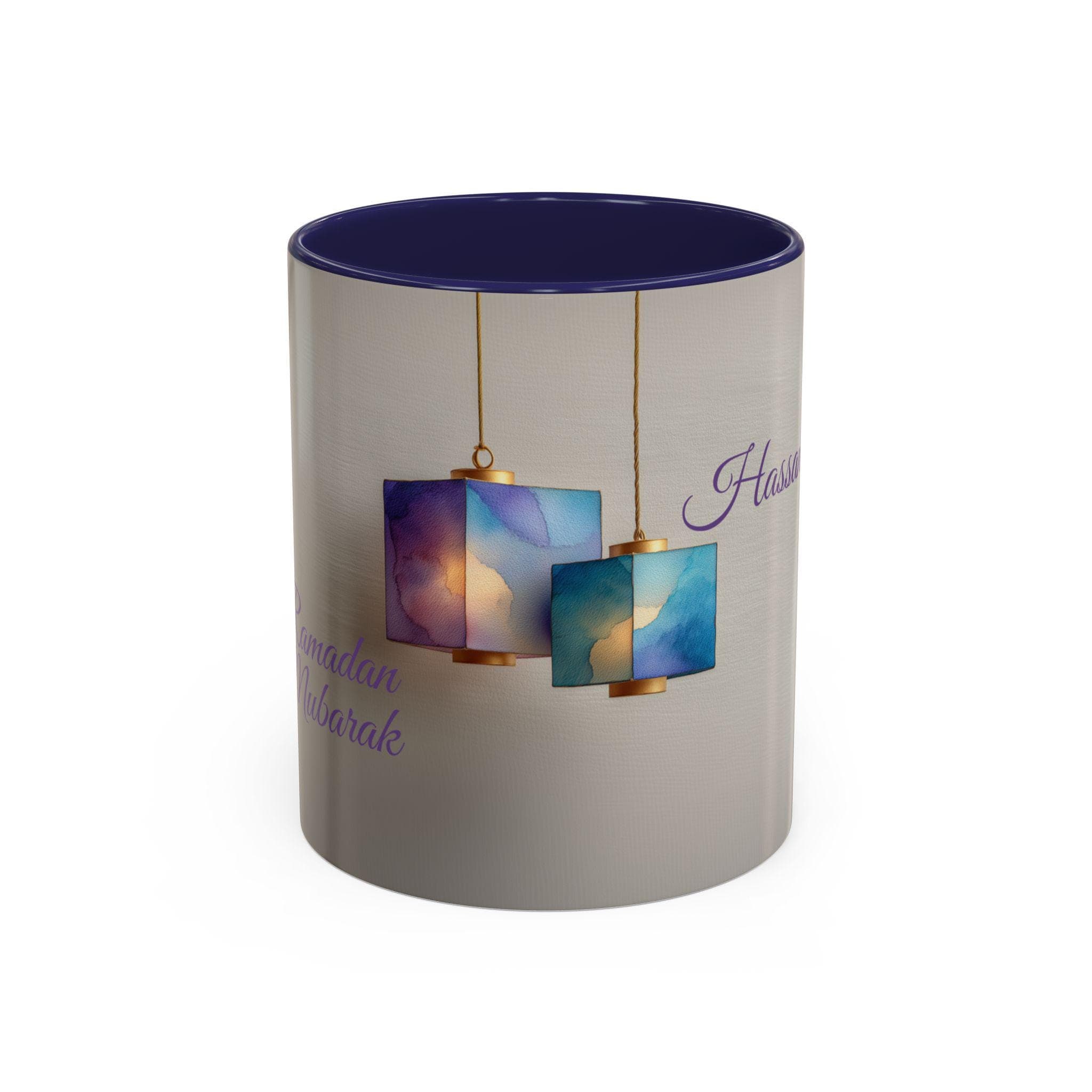 Custom Ramadan & Eid Mug, Accent Coffee Mug (11, 15oz) Islamic Festive Gift Colorful Coffee Lover Ramzan Personalized Mug Tea Cup Eid Fitr