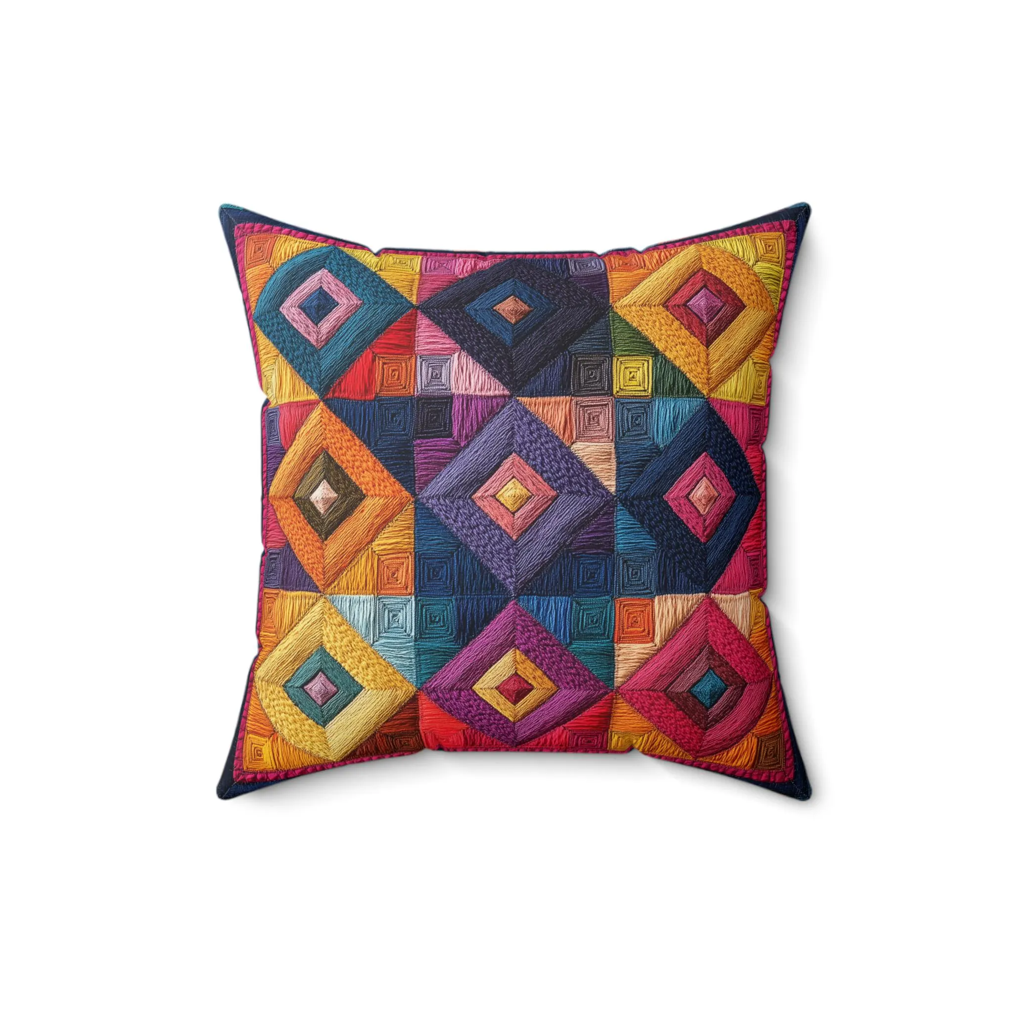 Ethnic Floral Pillow Traditional Bohemian Desi Pakistani Indian Art Cozy Decor, Throw Cushion, Gift for Garden Lovers, Boho Pillow - image 3