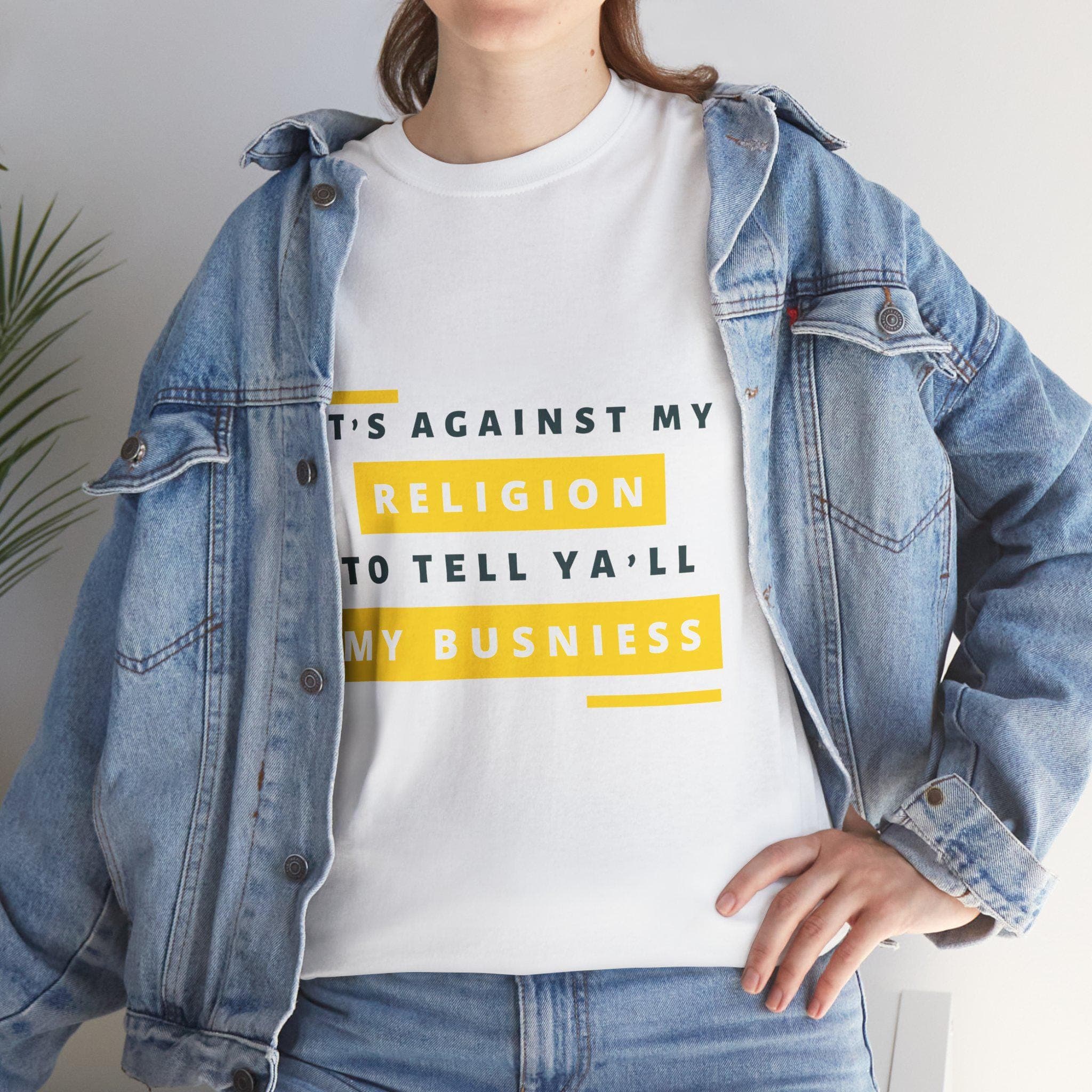 Its against my religion, American Lady in Pakistan Viral Unisex Heavy Cotton Tee, Famous Pakistan Tourism T-shirt Onijah TikTok Meme Funny - image 3