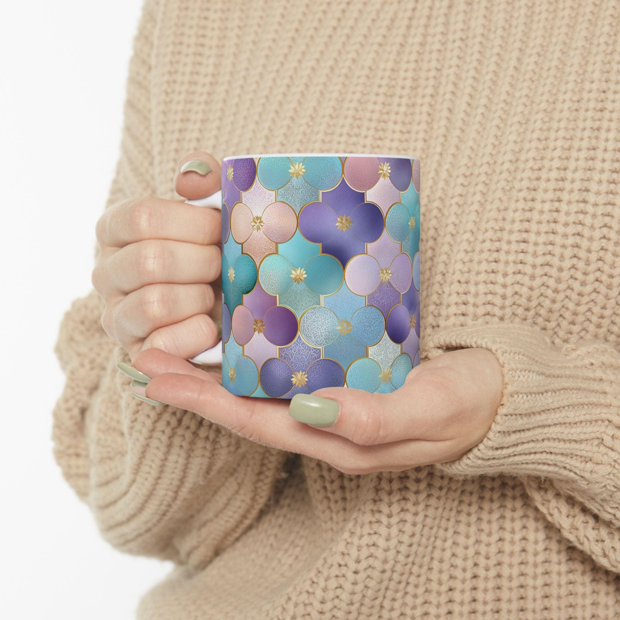 Ramadan & Eid Mug, Ceramic Mug Gift, 11oz 15oz Islamic Festive Gift Colorful Coffee Lover Ramzan Mug Tea Cup Eid ul Fitr