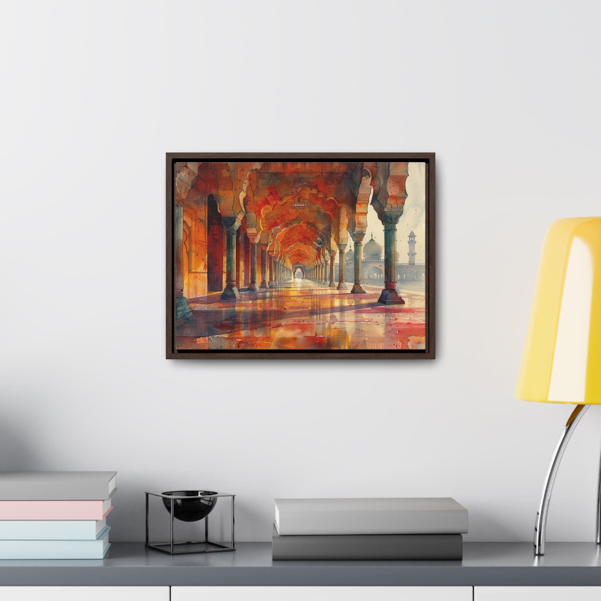 Mughal Style Art - Digital Download Only - Afghan Pakistani Indian Subcontinent Persian Palace Oil Painting, Royal Wall Print Poster