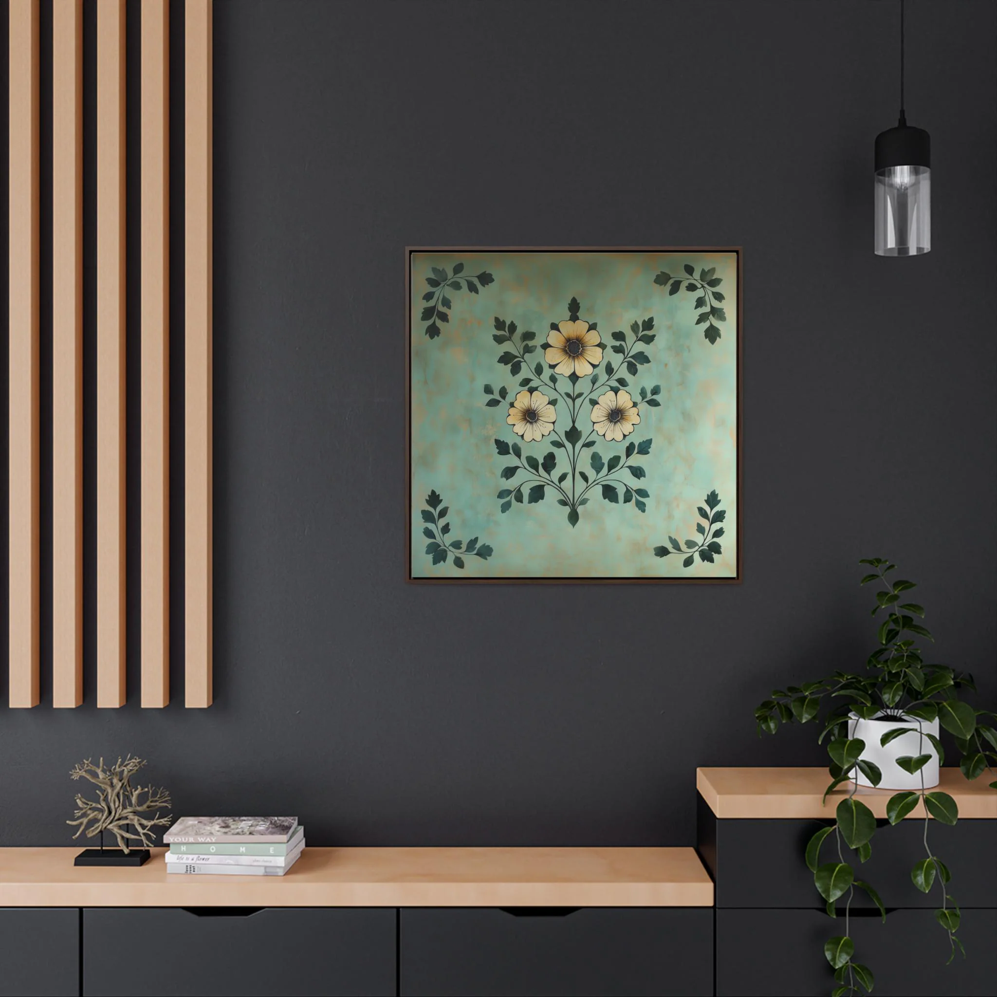 Mughal Style Floral Motif Digital Art Print Pakistani Indian Palampore Subcontinent Persian Afghan Southasian decor Islamic pichwai tapestry - image 4