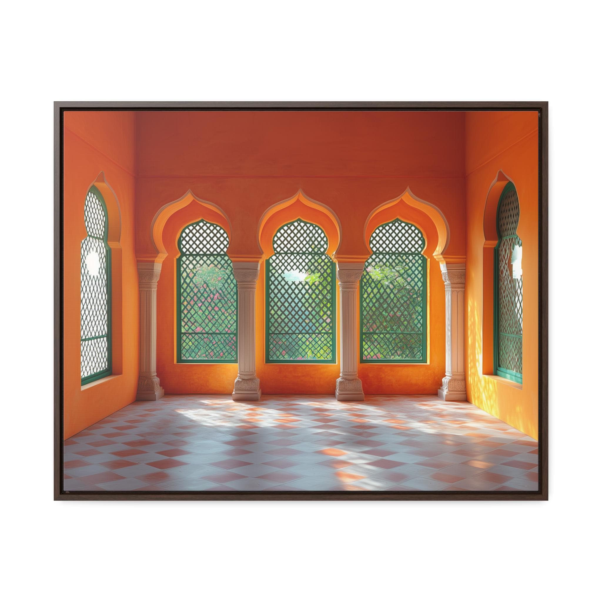 Mughal Style Palace Digital Print Art Painting Afghan Pakistani Indian Subcontinent Persian Poster Islamic decor Lahore Pichwai Arch Riwaj - image 5