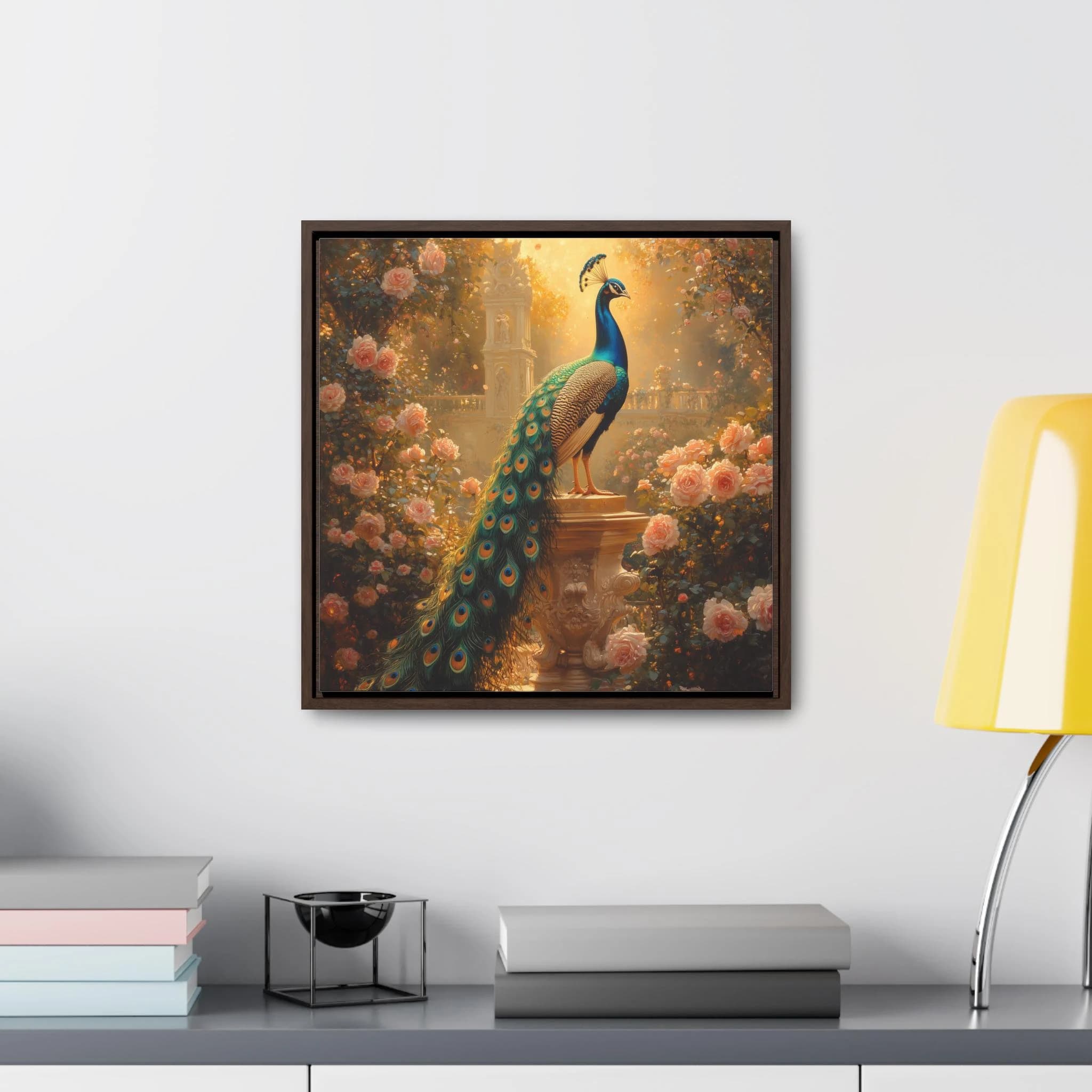 Peacock Mughal Style Art Palace Digital Print Painting Wall Art  Ethnic Afghan Pakistani Indian Subcontinent Persian Wall Print Poster Decor - image 3