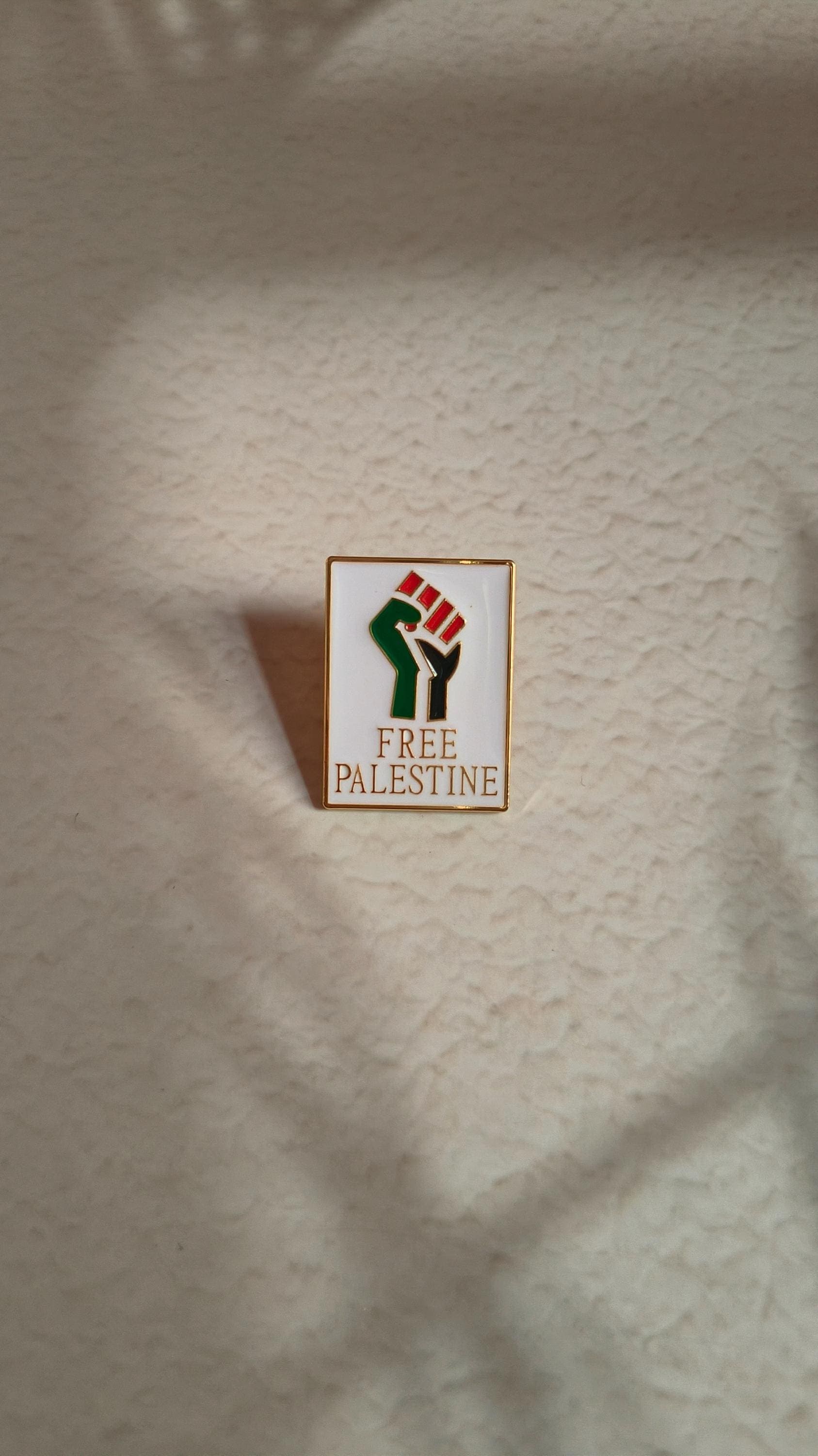 Free Palestine Flag Enamel Pin Badge | BUY 2 GET 1 FREE - image 3