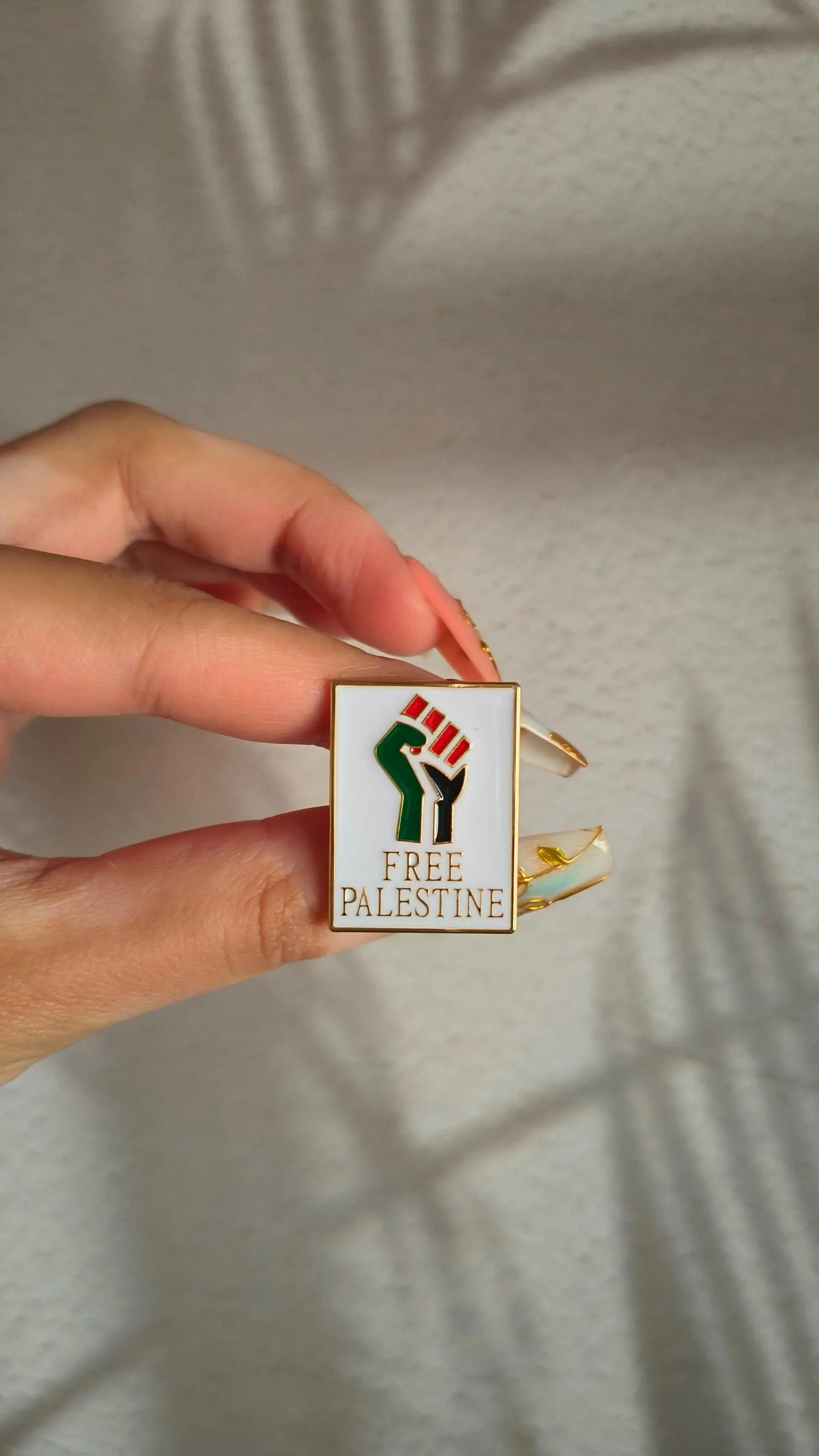 Free Palestine Flag Enamel Pin Badge | BUY 2 GET 1 FREE