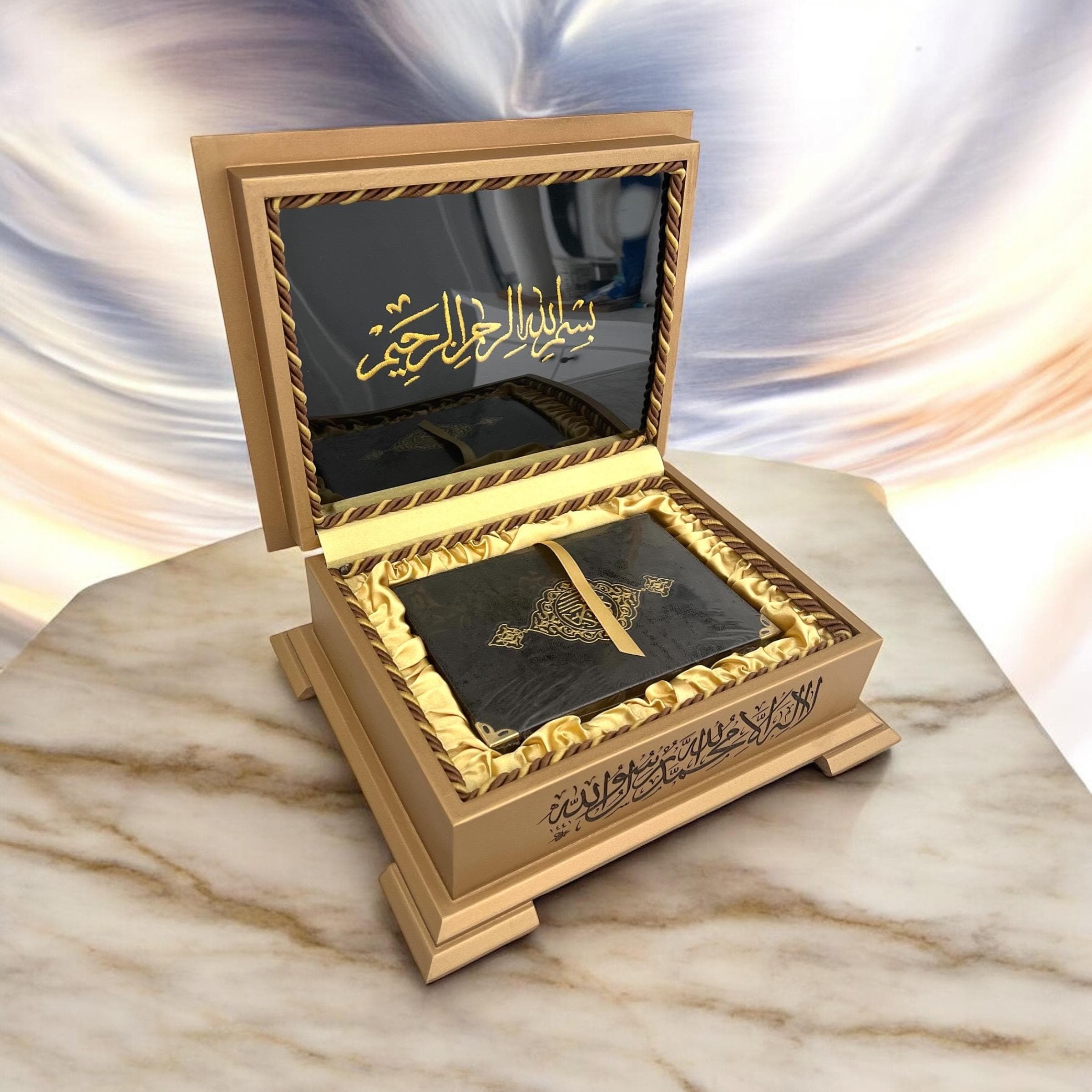 Personalized Quran Set with Gift Box, Wedding, Nikkah, Hajj, Umrah, Eid, Housewarming Gifts - image 5