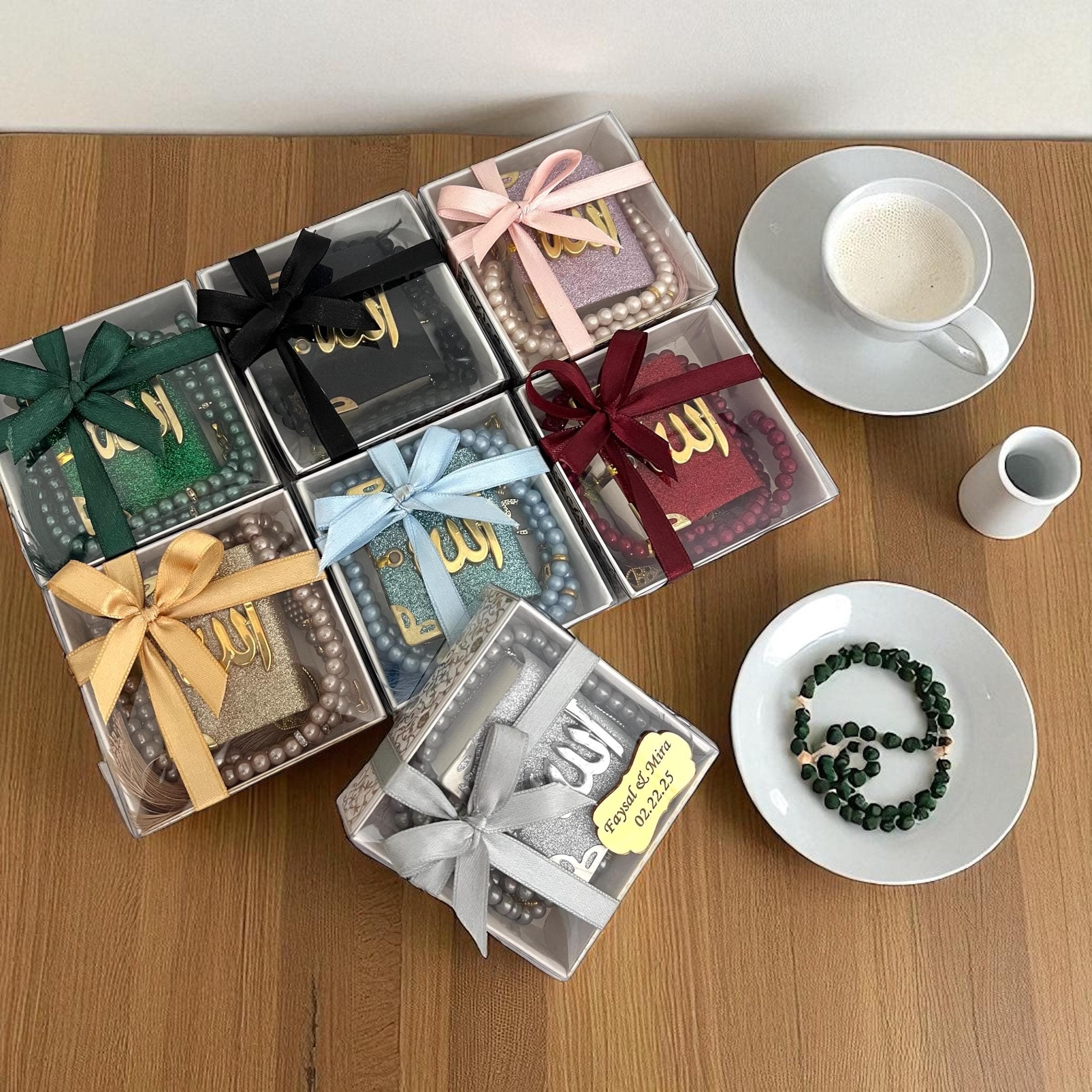 Mini Quran Tasbih Gift Set: Islamic Wedding, Eid, Ramadan Favors - image 5