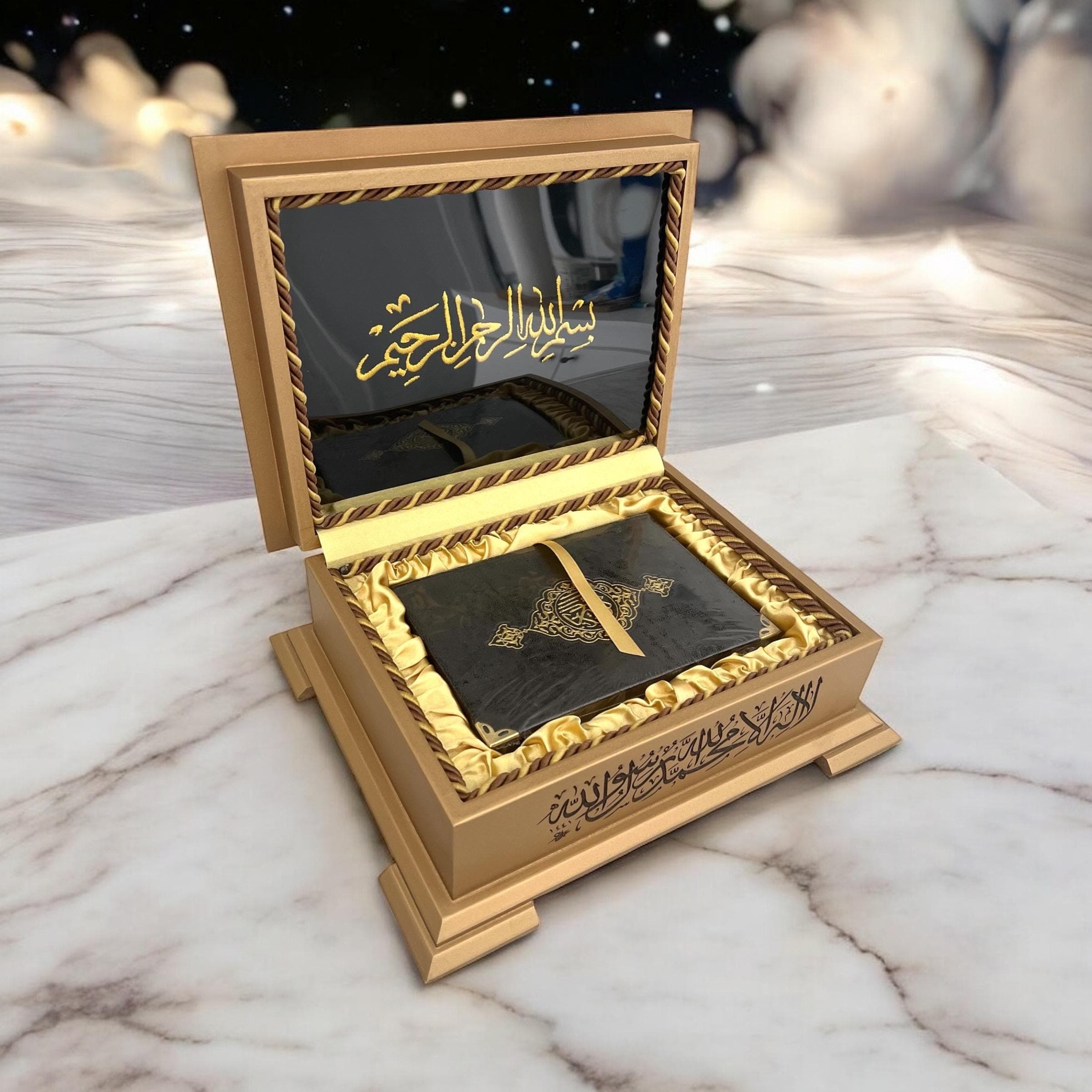 Personalized Quran Set with Gift Box, Wedding, Nikkah, Hajj, Umrah, Eid, Housewarming Gifts - image 4