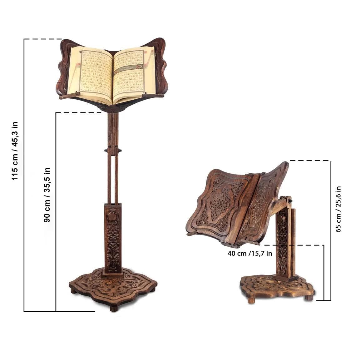Personalization Height Adjustable Lectern: Quran, Bible, Torah, Book Stand - Islamic Gifts , Eid Gifts - image 5