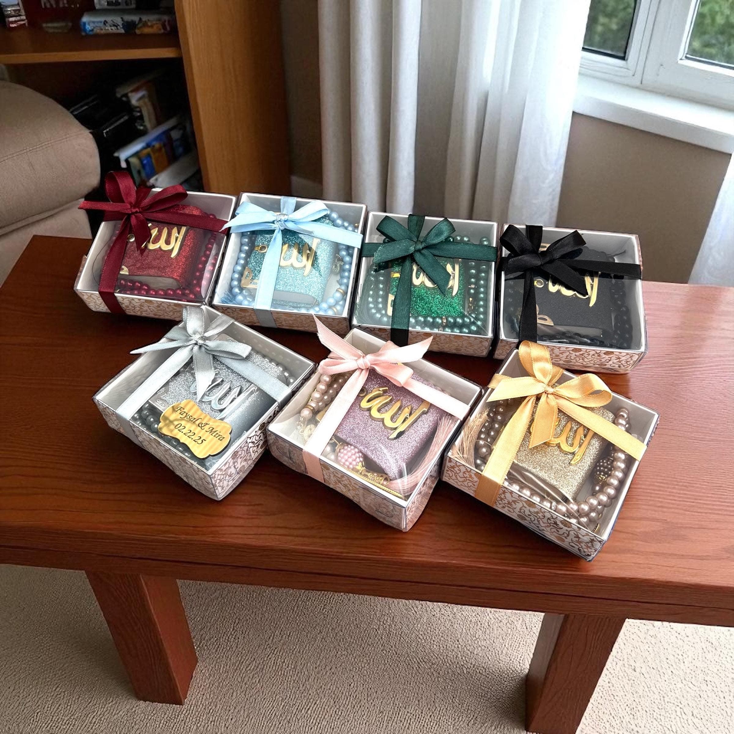 Mini Quran Tasbih Gift Set: Islamic Wedding, Eid, Ramadan Favors