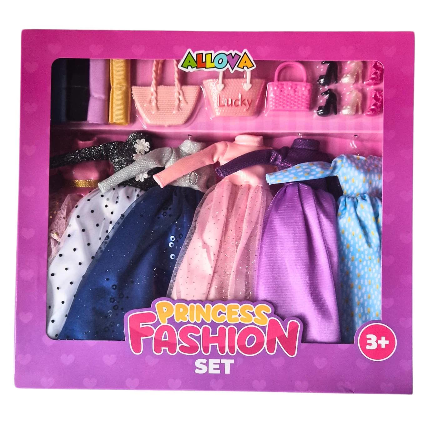 Doll dresses with hijab for muslim dolls. Includes hijabs.
