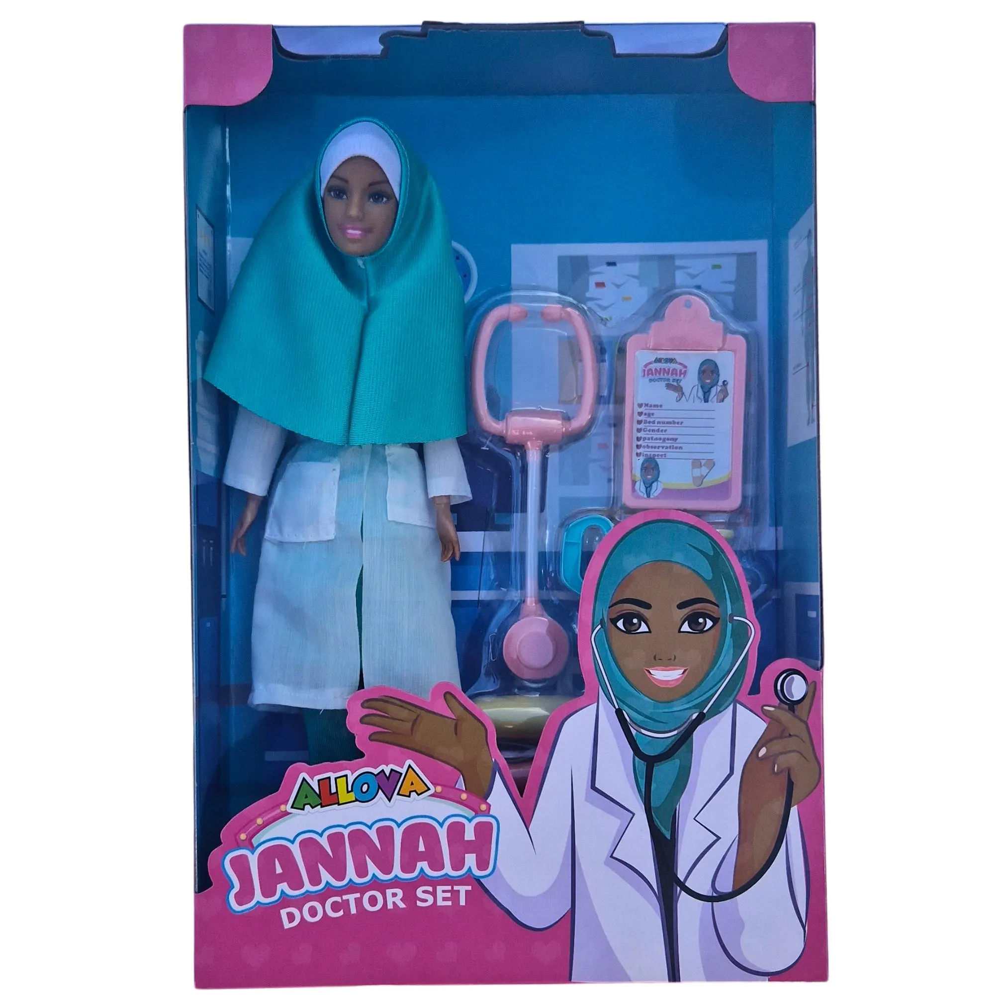 Jannah Doctor Doll Set – Islamic Toys, Hijab Outfit - image 5