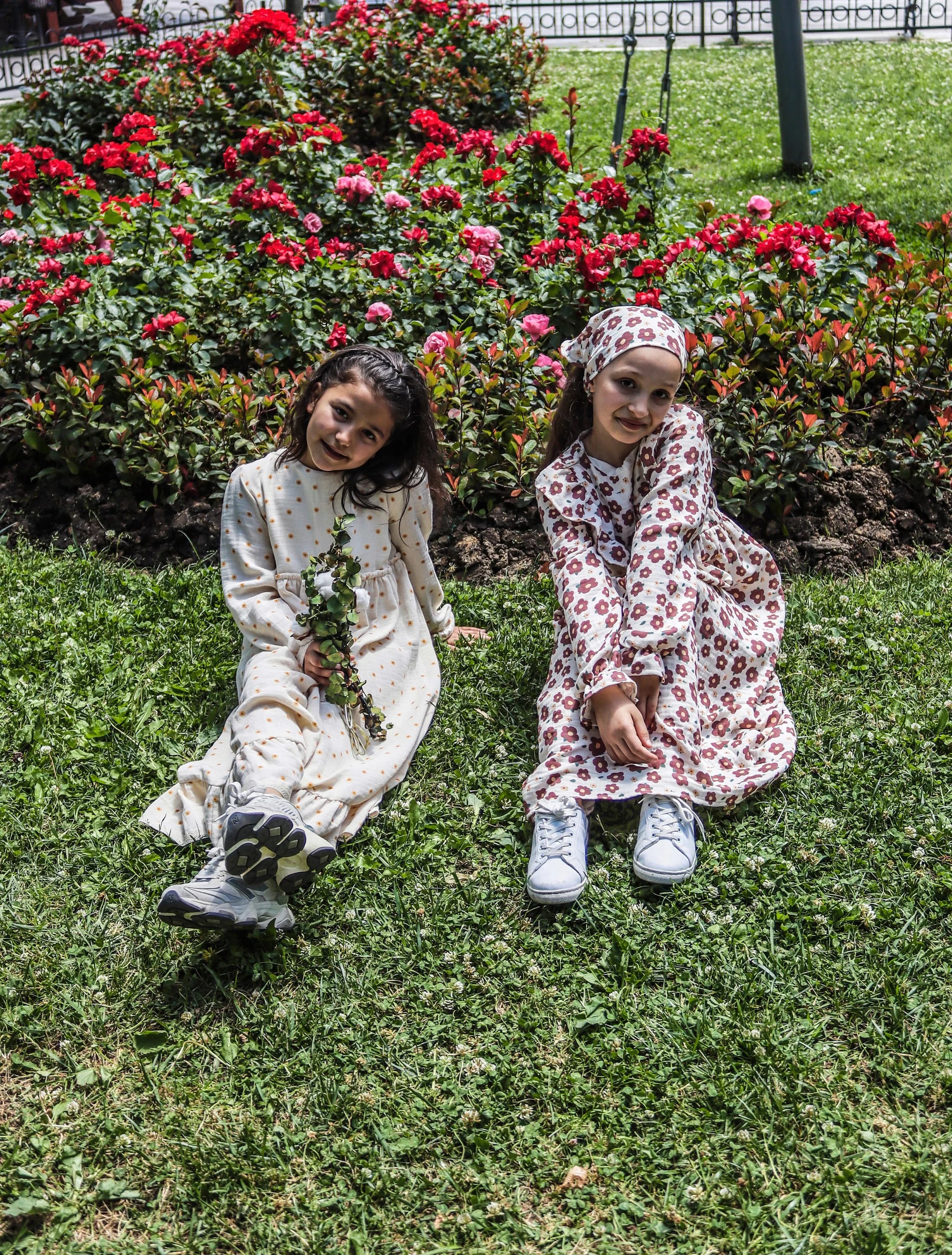 Sunflower Muslin Girl's Dress Full Length-Intermediate Size Options From 4-5 Years to 12-13 Years - image 3