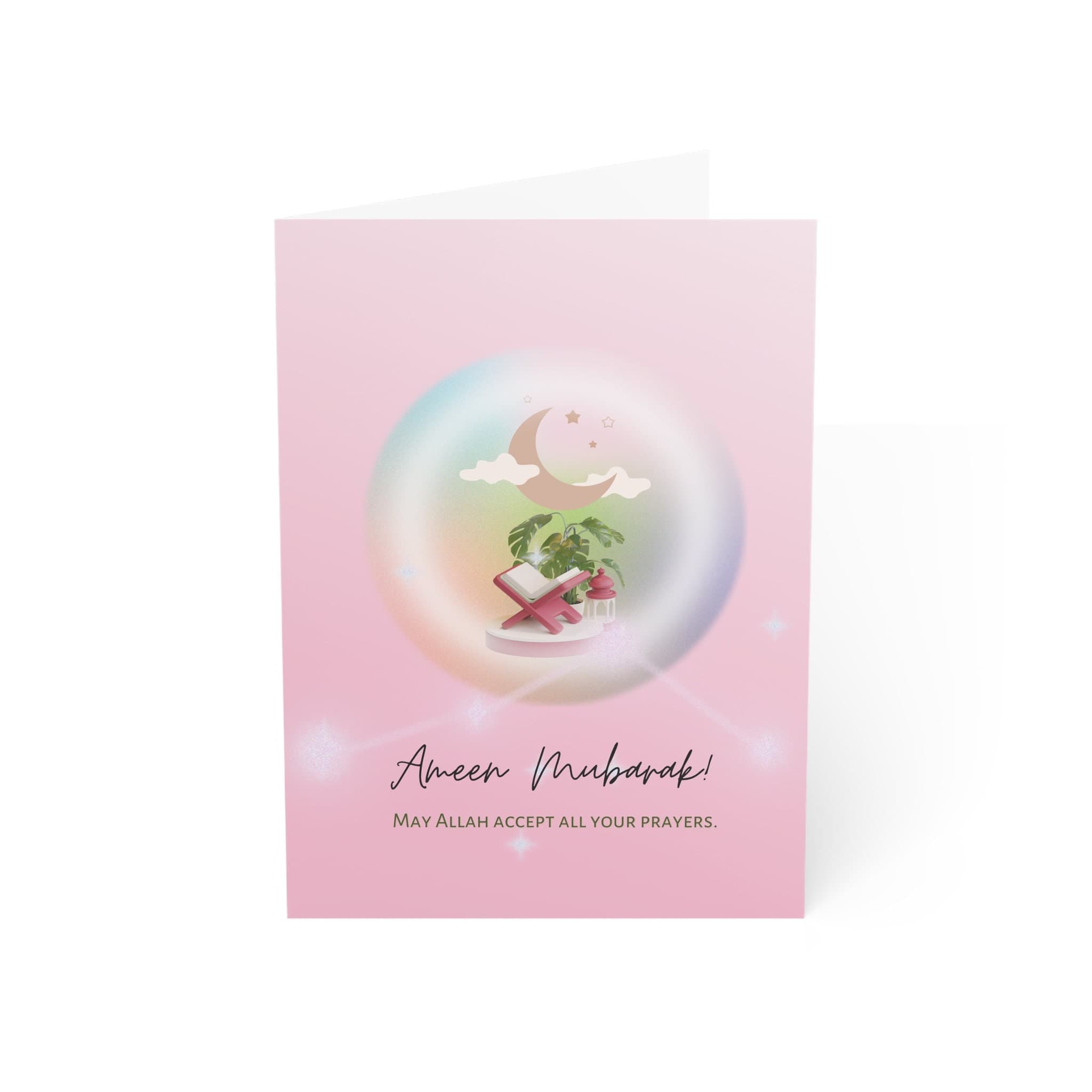 Ameen Mubarak Greeting Card, Muslim Celebration - image 3