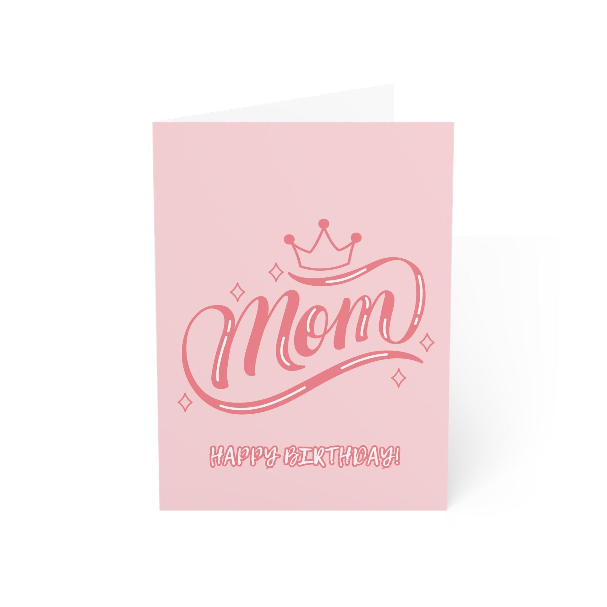 Pink Birthday Card for Mom, Personalized Greeting - image 3