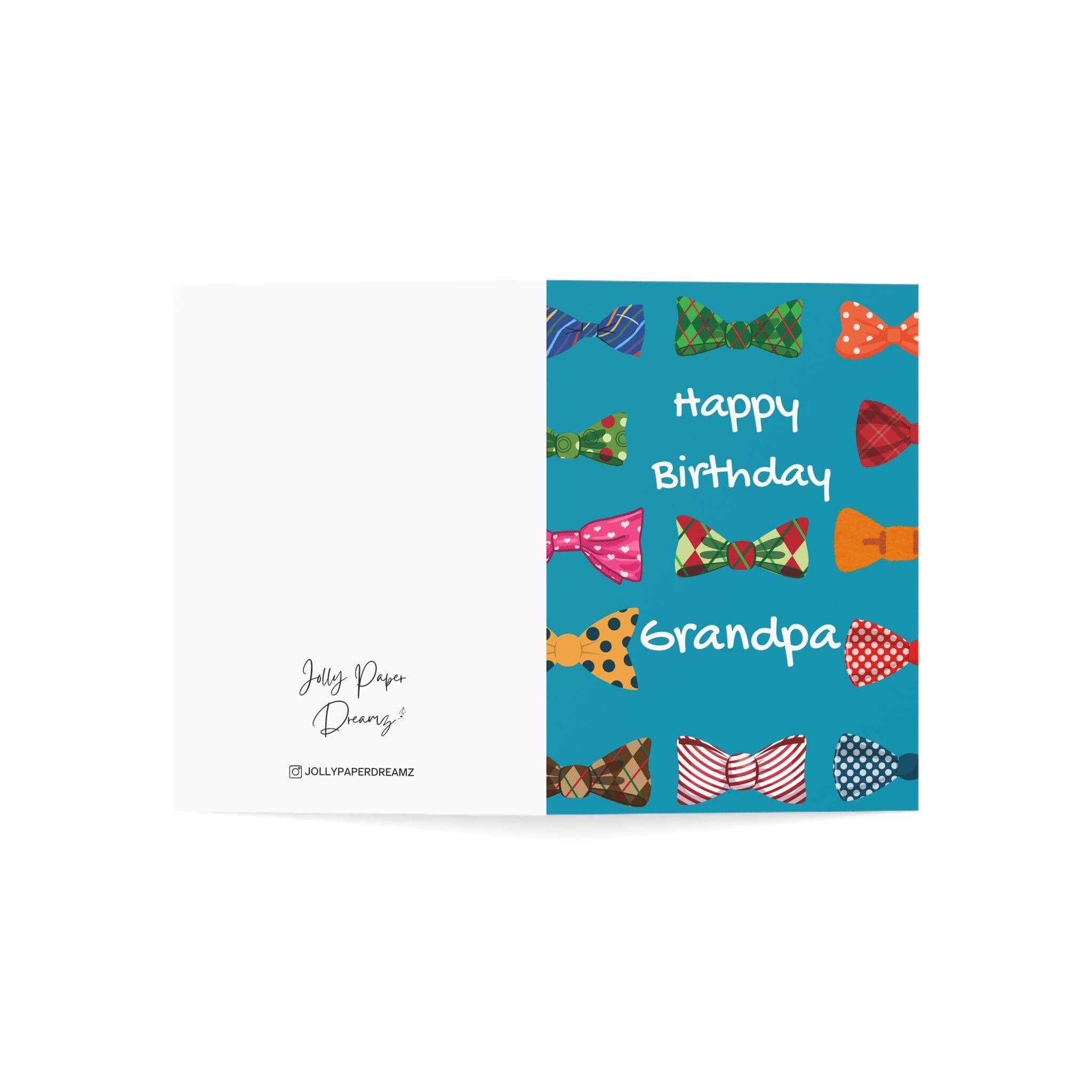 Grandpa Birthday Card: 110lb Card Stock, White Envelope Included - image 4