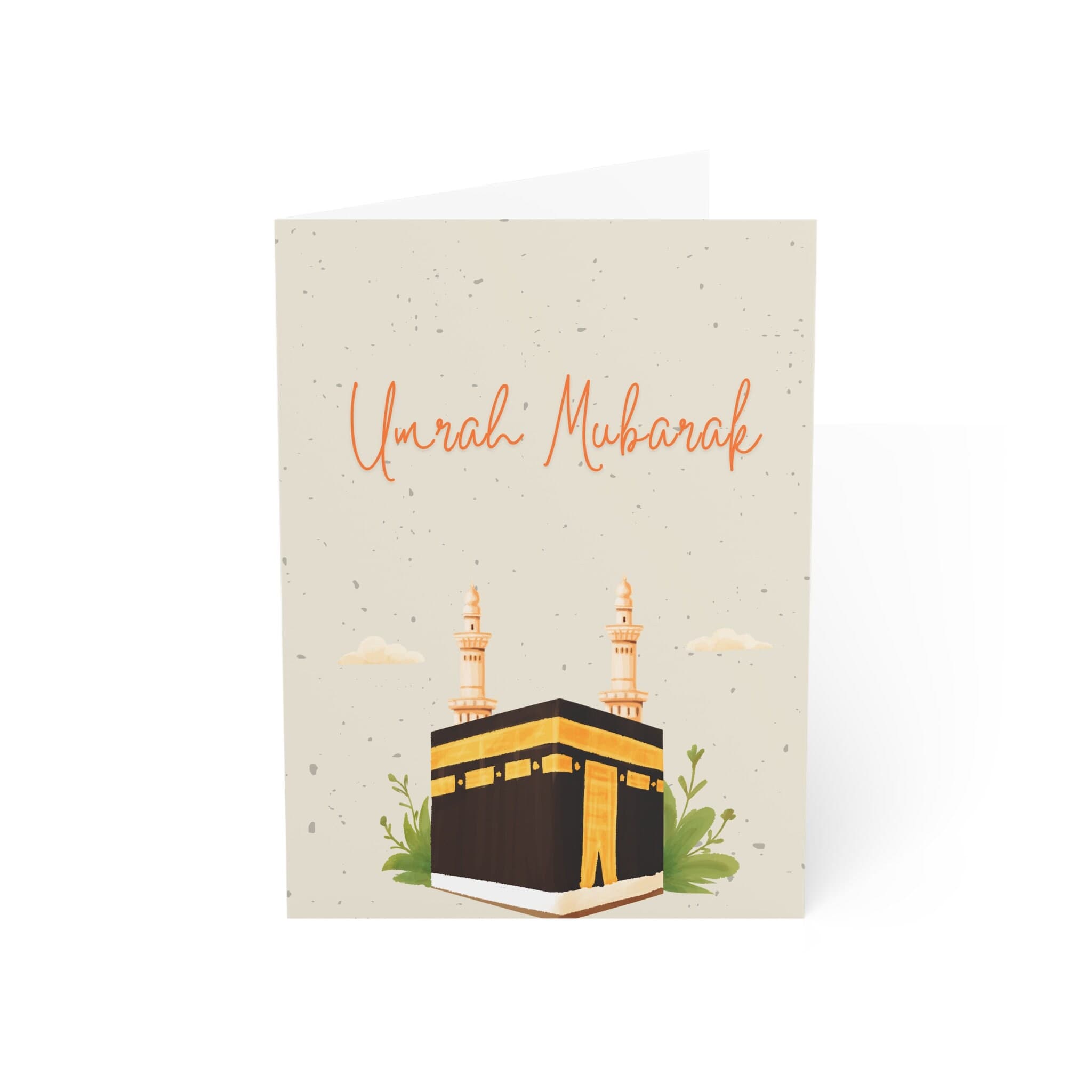 Umrah Mubarak Card, Muslim Holiday Card, Kabah Design - image 3