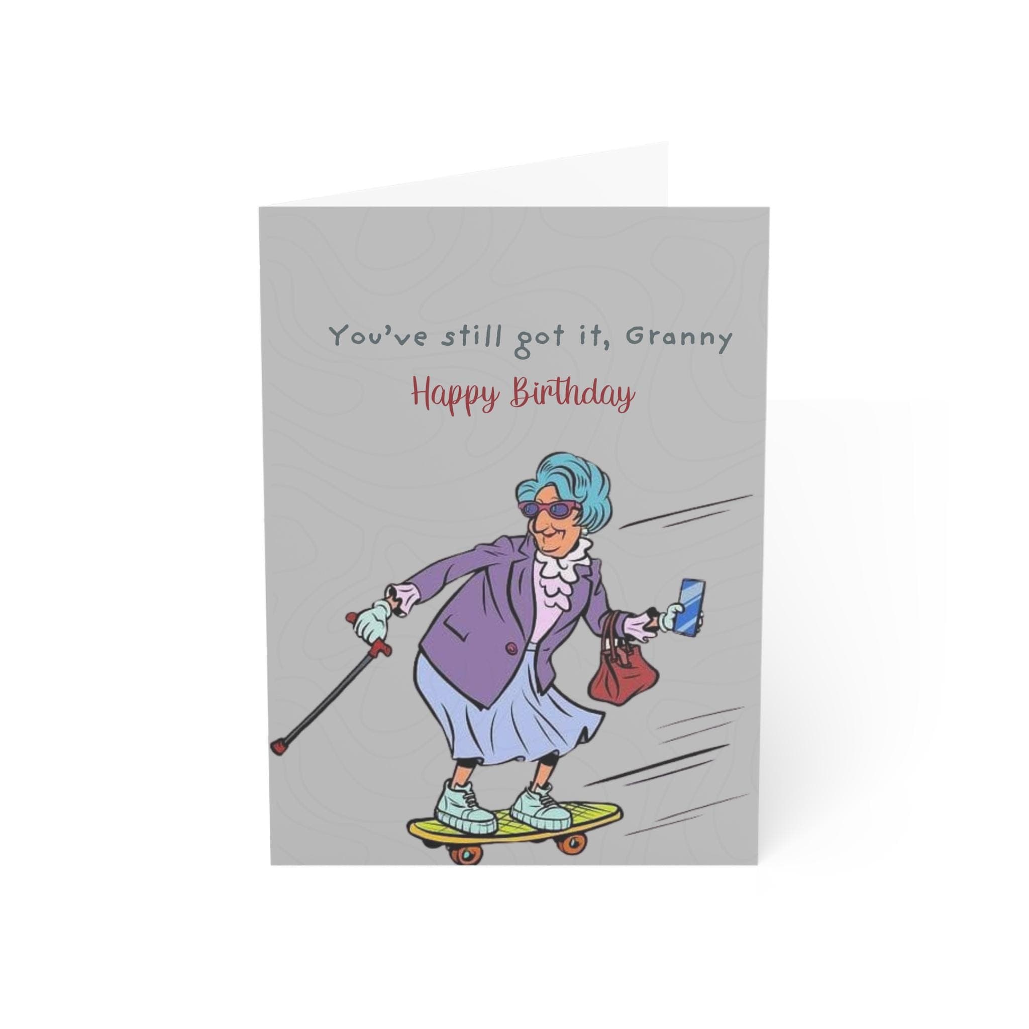 Funny Granny Birthday Card: 110lb Card Stock, Blank Inside - image 3