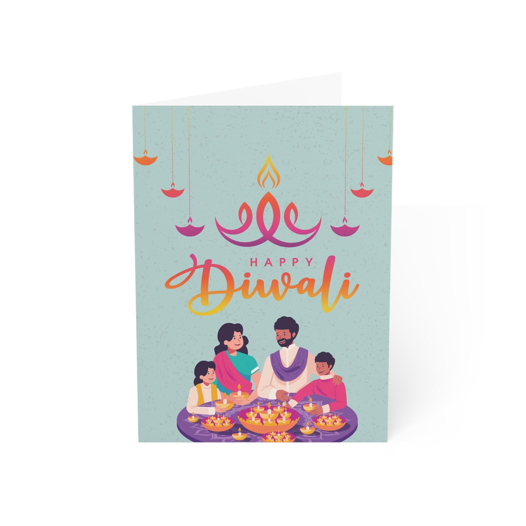 Happy Diwali Card, Hindu Festival (4.25x6.25) - image 3